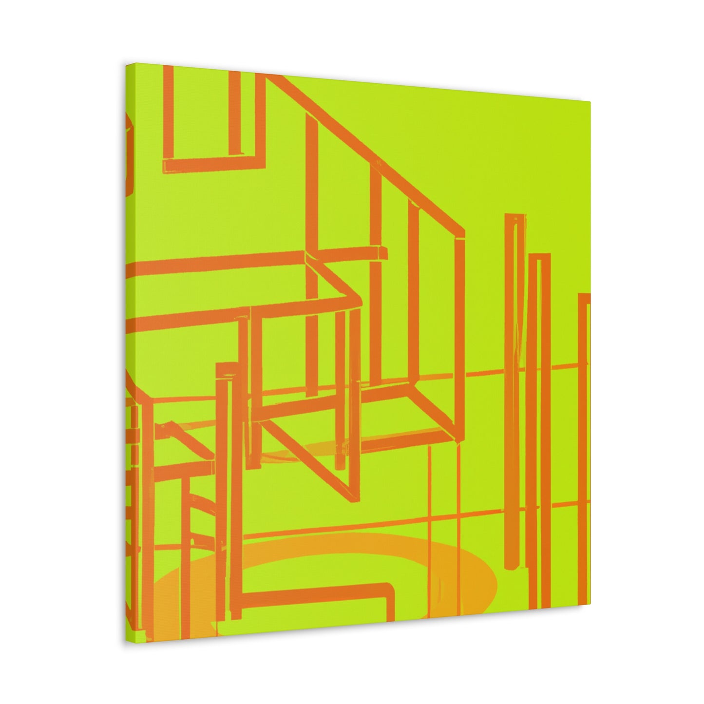 Neon Structure - Canvas - Architectural