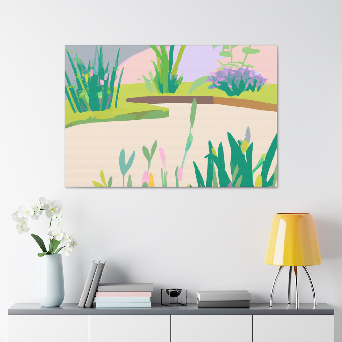 Graceful Greenery - Landscape - Canvas