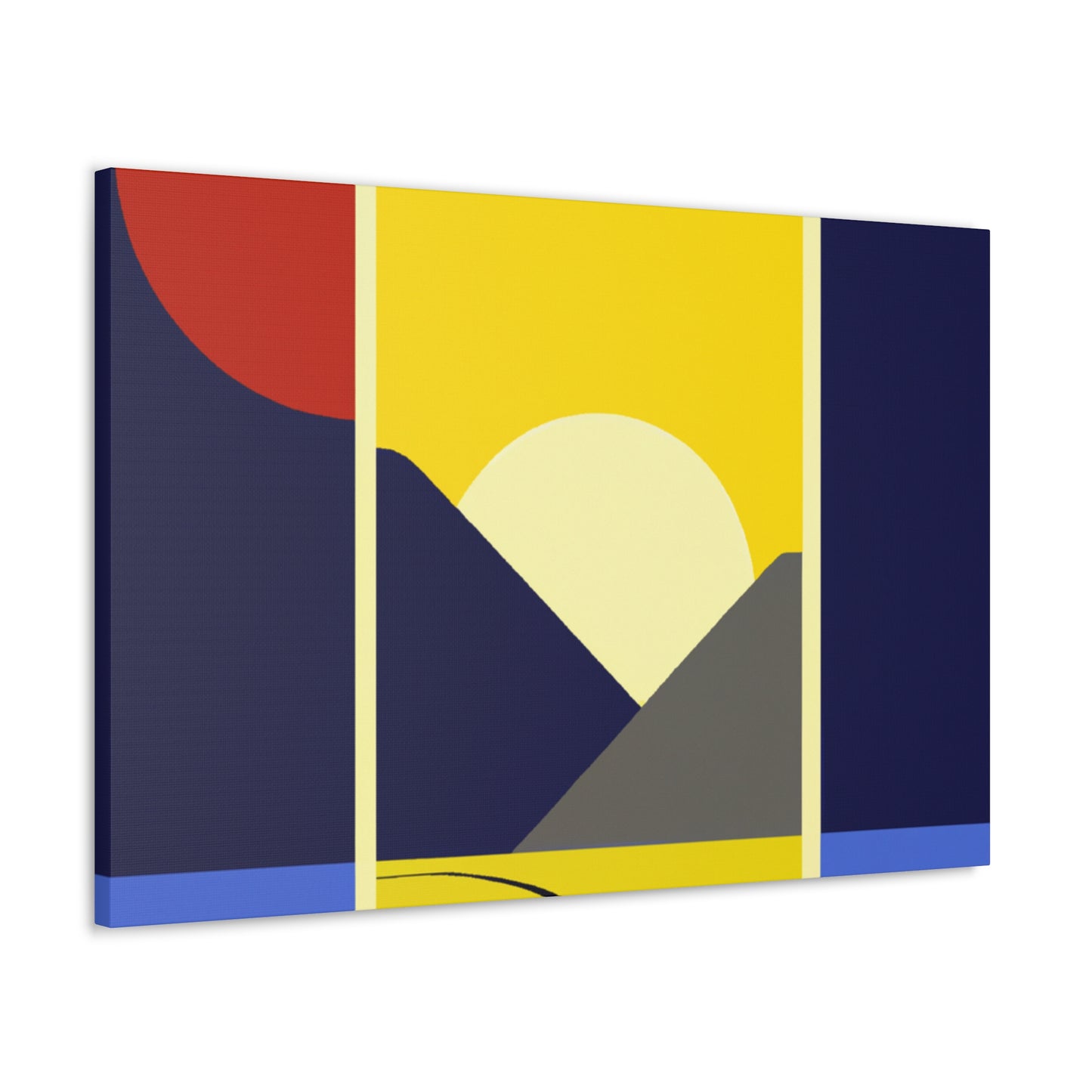 Sunrise IChing- Midcentury - Canvas