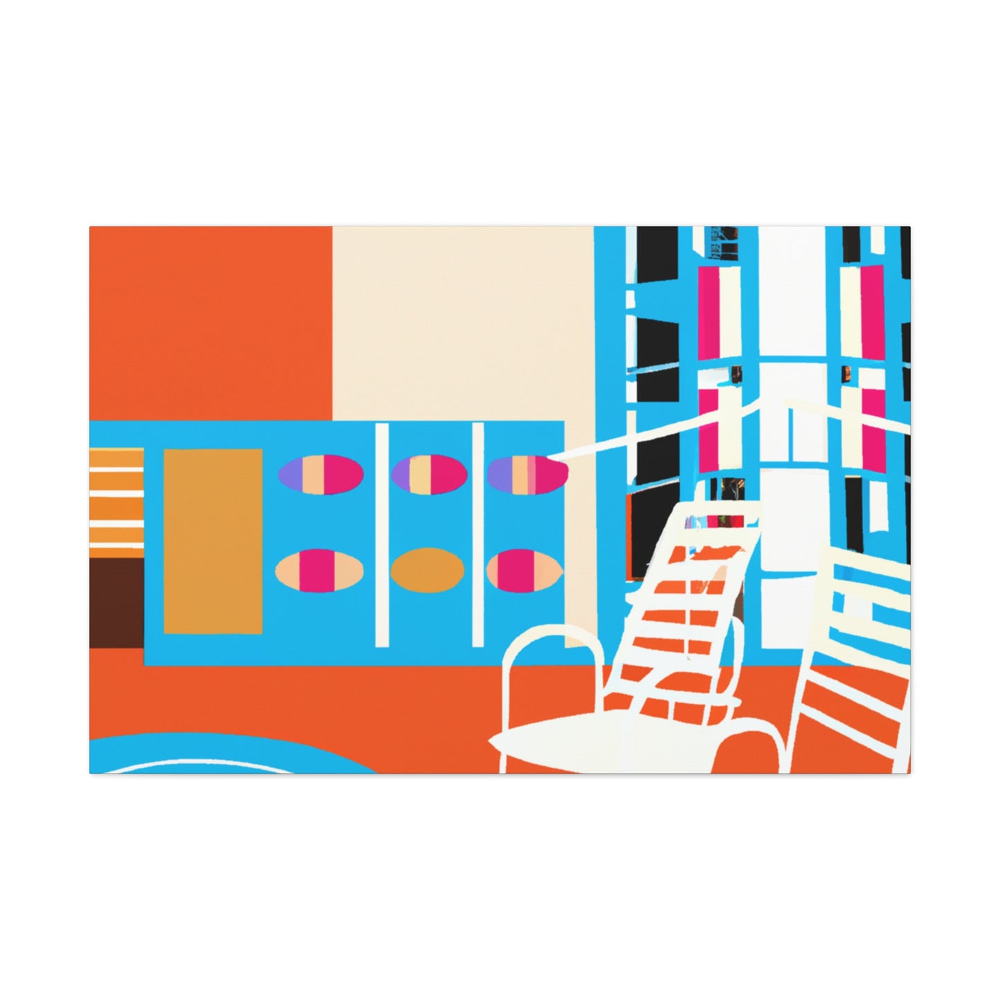 Zen Space - Midcentury - Canvas