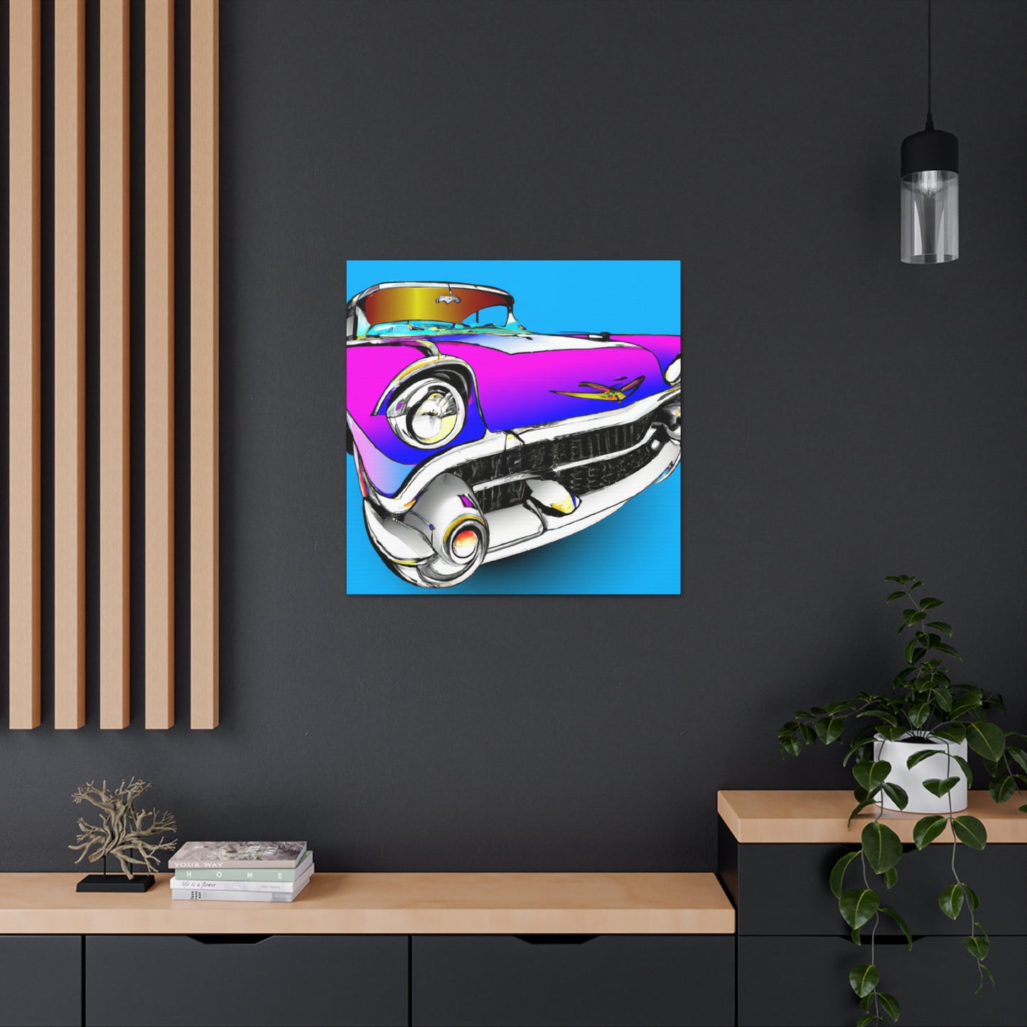 "Classic Car Story" - Automobile Canvas