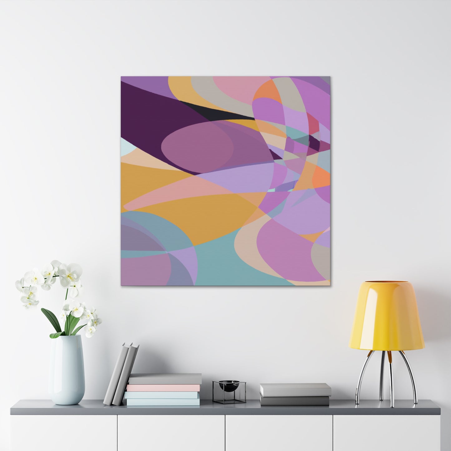 Rainbow Mist - Abstract - Canvas