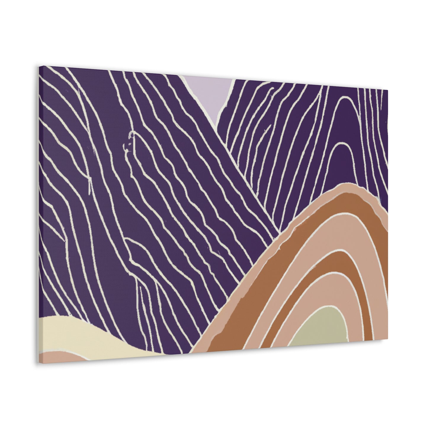 PurpleHills- Midcentury Canvas