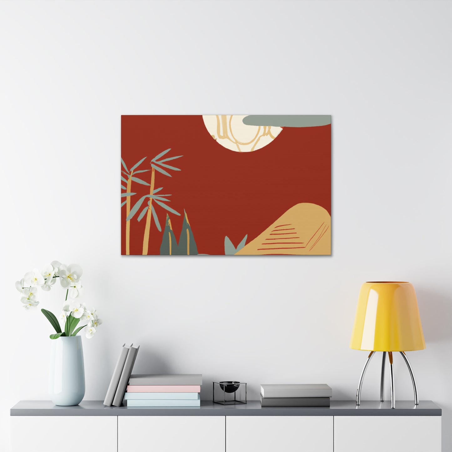 "Retro Refuge - Midcentury" - Canvas