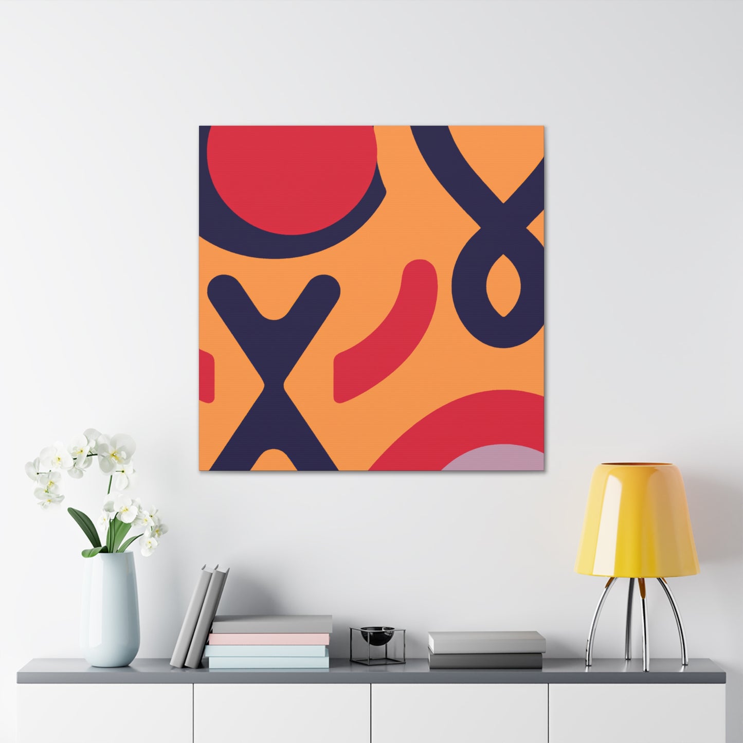 Elemental Splendor - Midcentury - Canvas