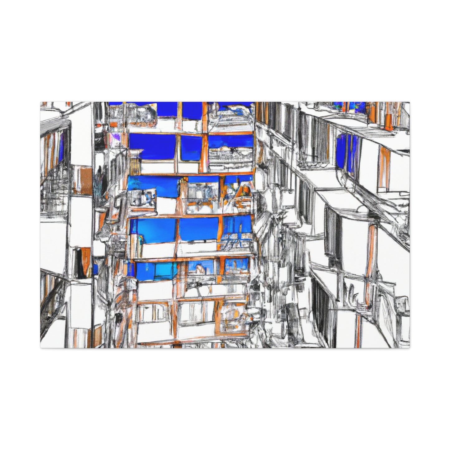 Vast Rise- Canvas - Architectural