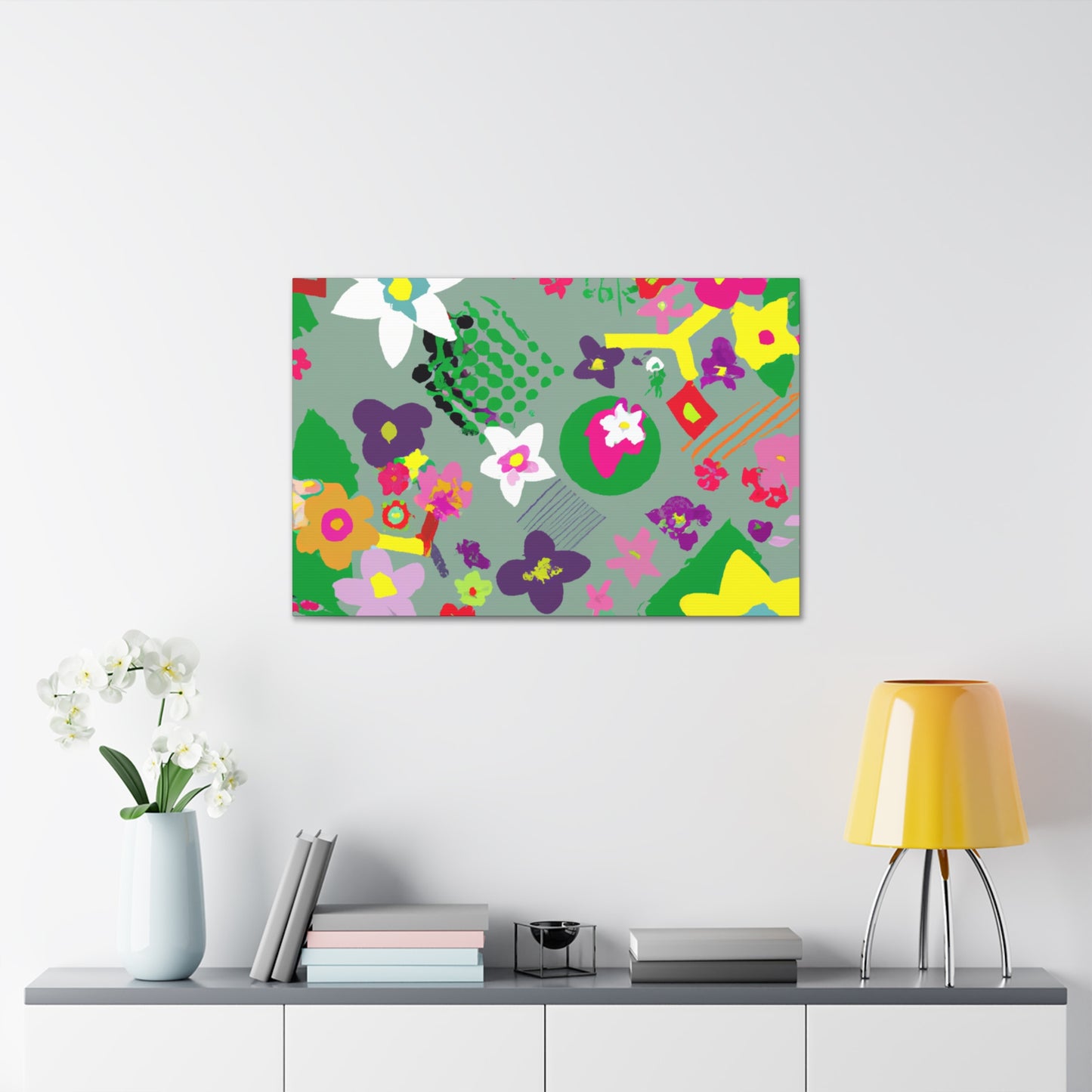 "The Petals of Paradise" - Floral Canvas
