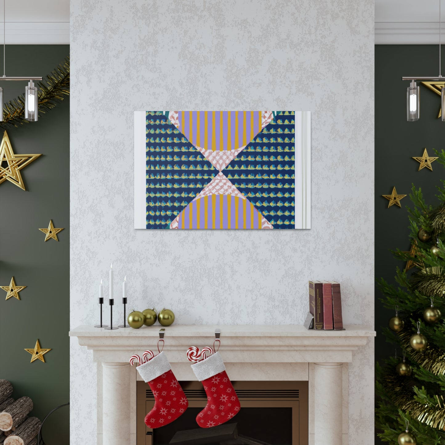 Hourglass - Midcentury Canvas