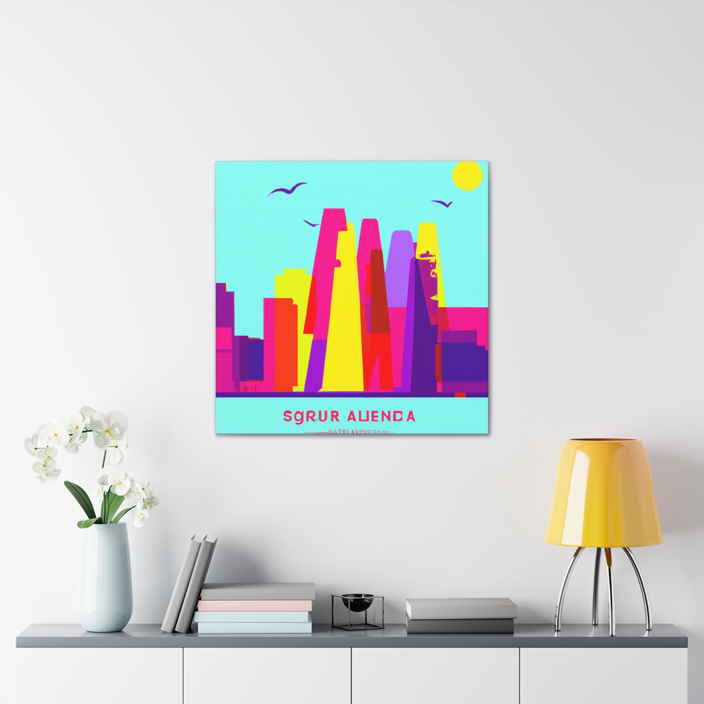 Santiango - South America - Canvas