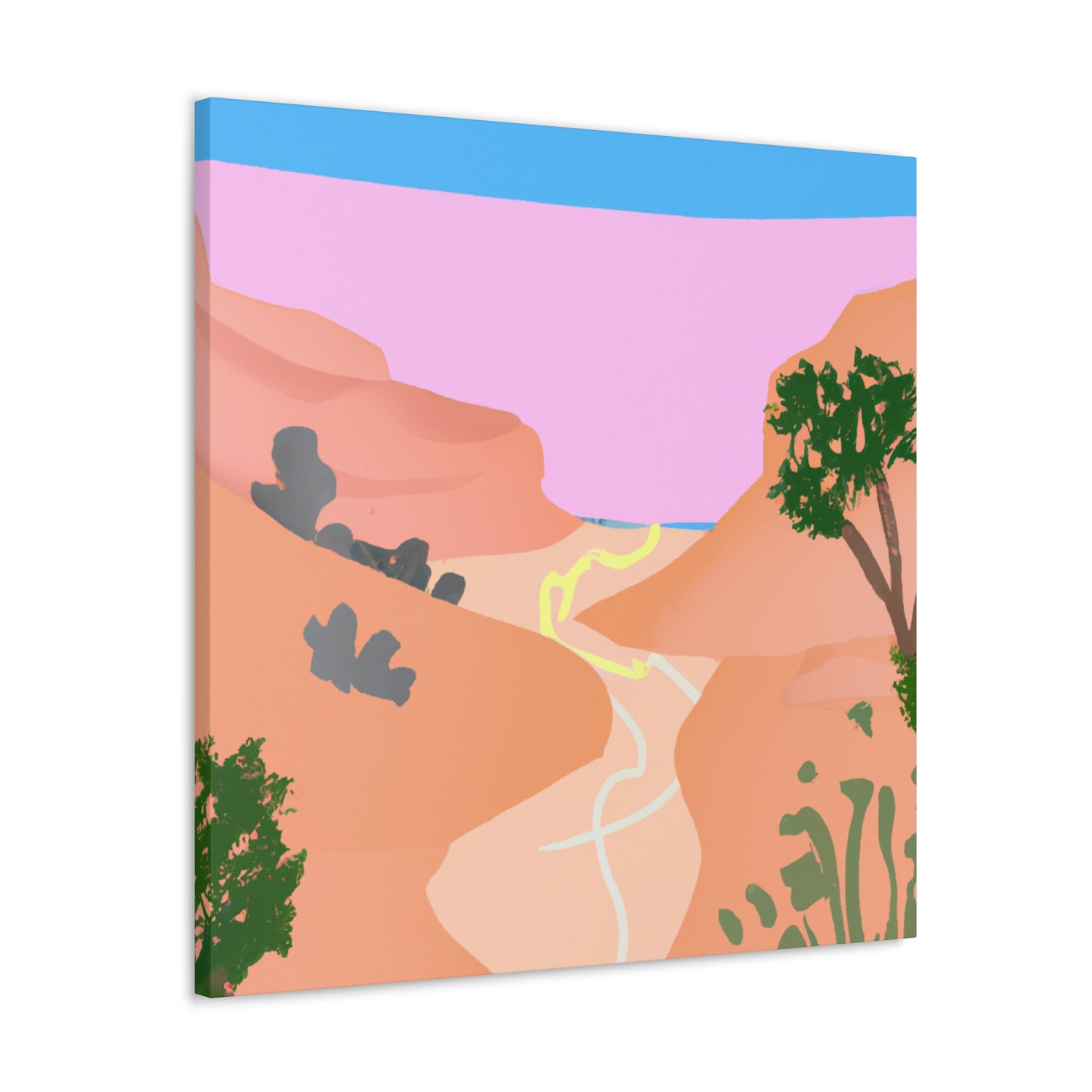 Flaming Dunes - Landscape - Canvas