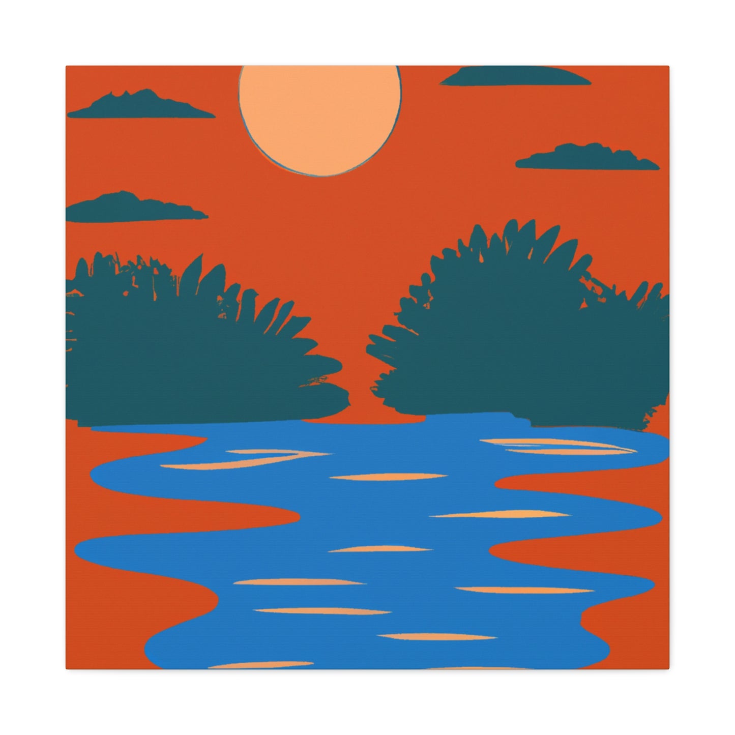 "Blade Dance - Midcentury" - Canvas