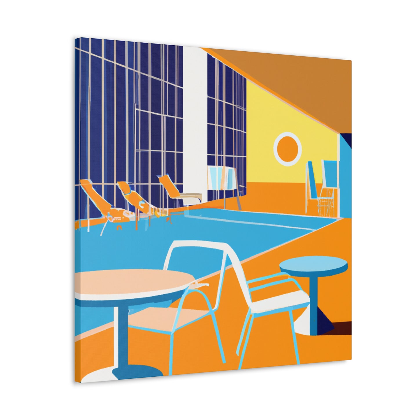 Water Wonder - Midcentury - Canvas