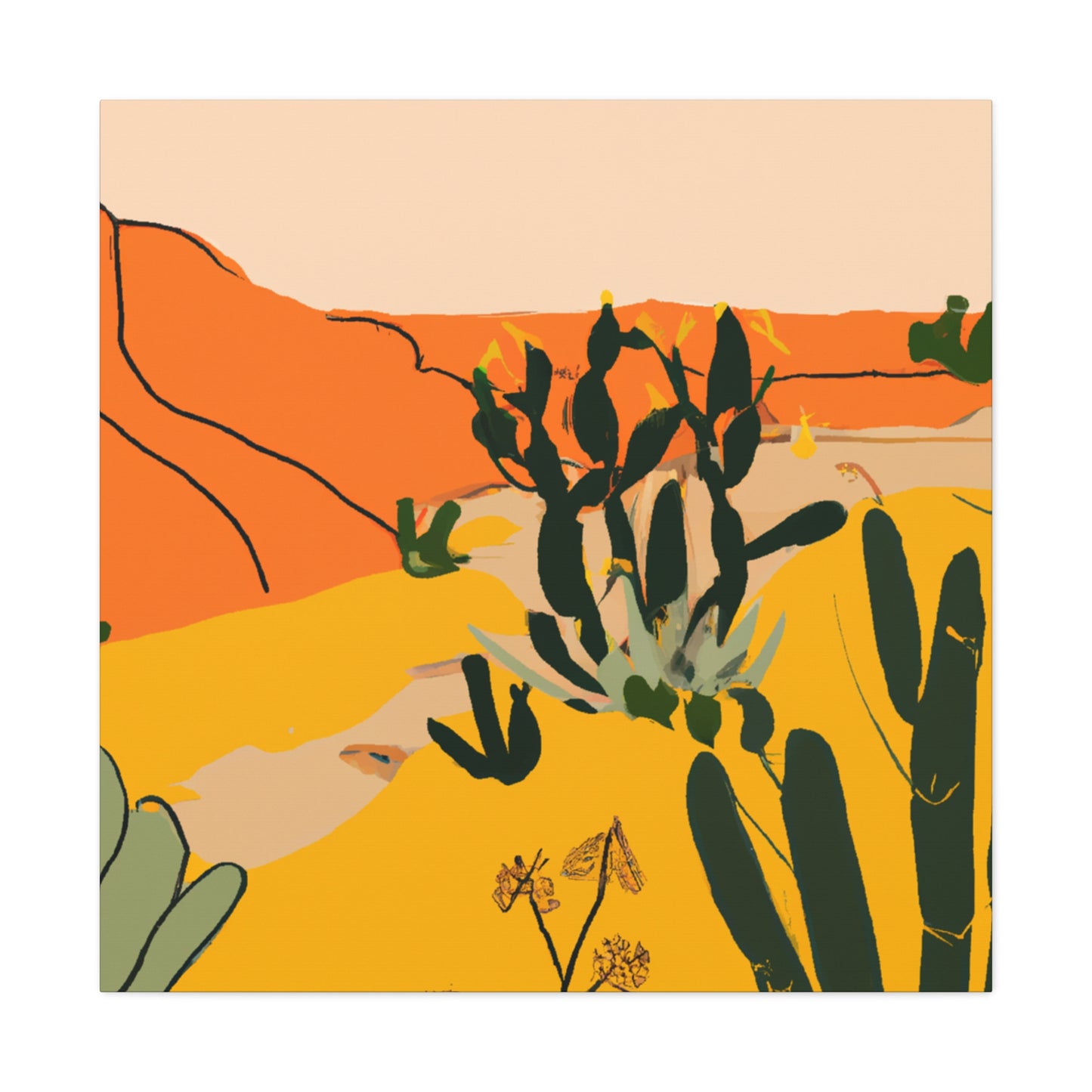 Droughtscape - Landscape - Canvas