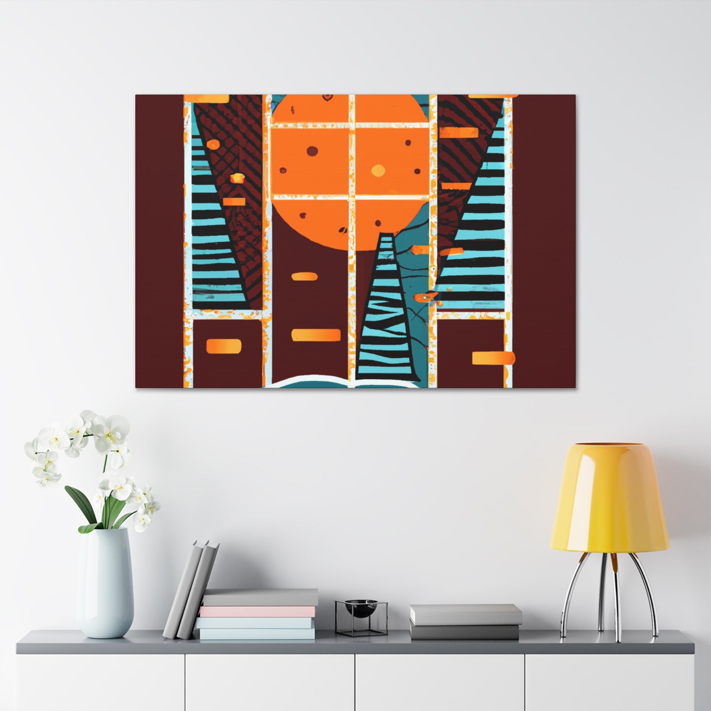 Surge of Geometry - Midcentury - Canvas