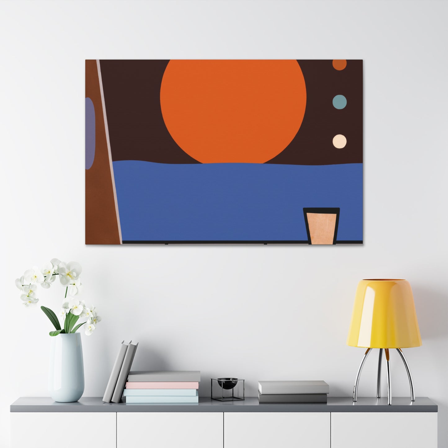 Faded Floral Splendour - Midcentury - Canvas