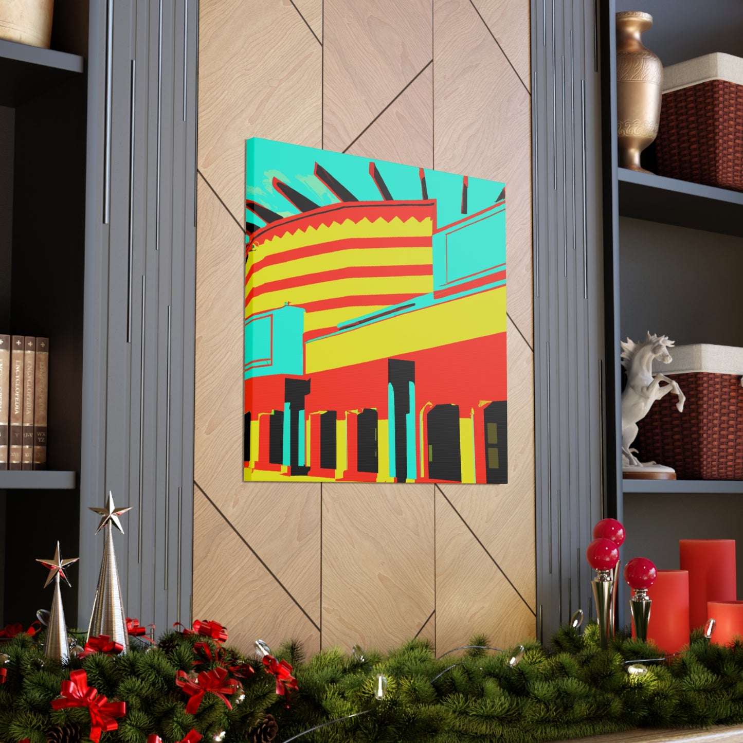 Western StoreFront - Architectural Canvas Pop Artt