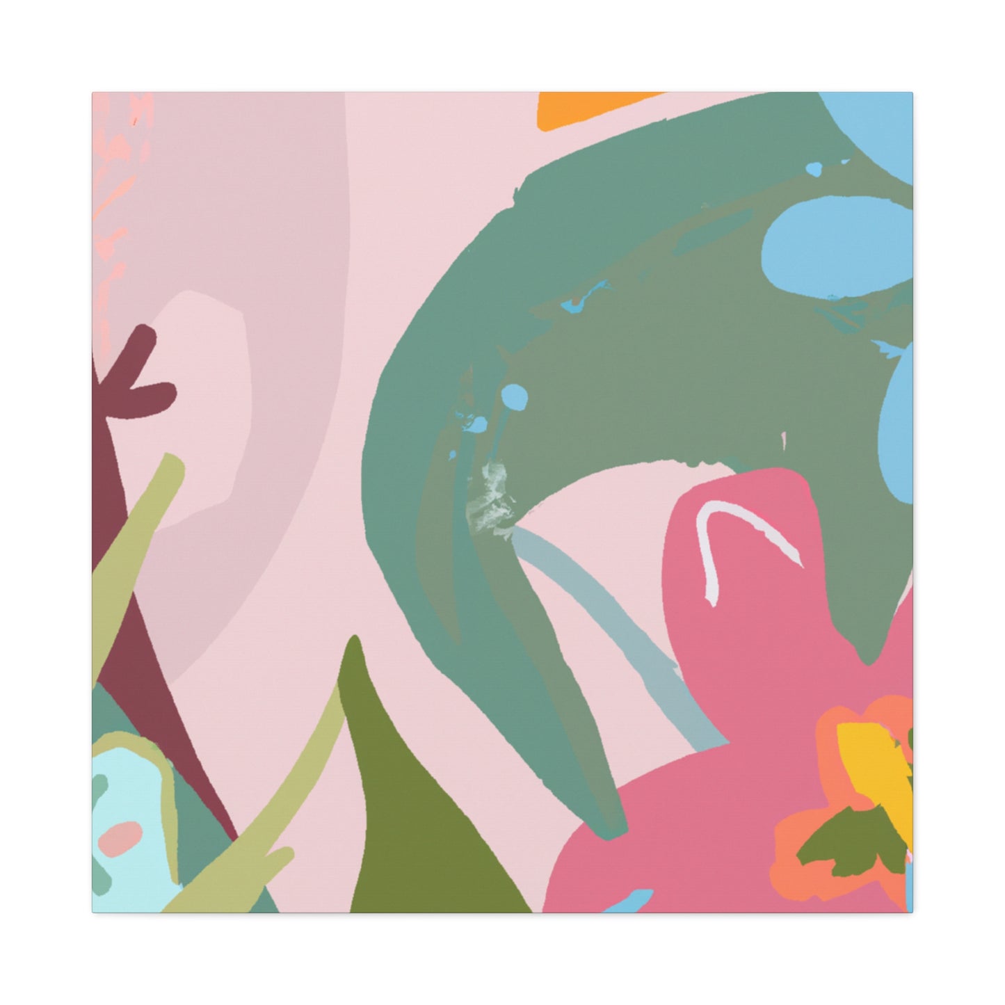 Roselle - Floral - Canvas