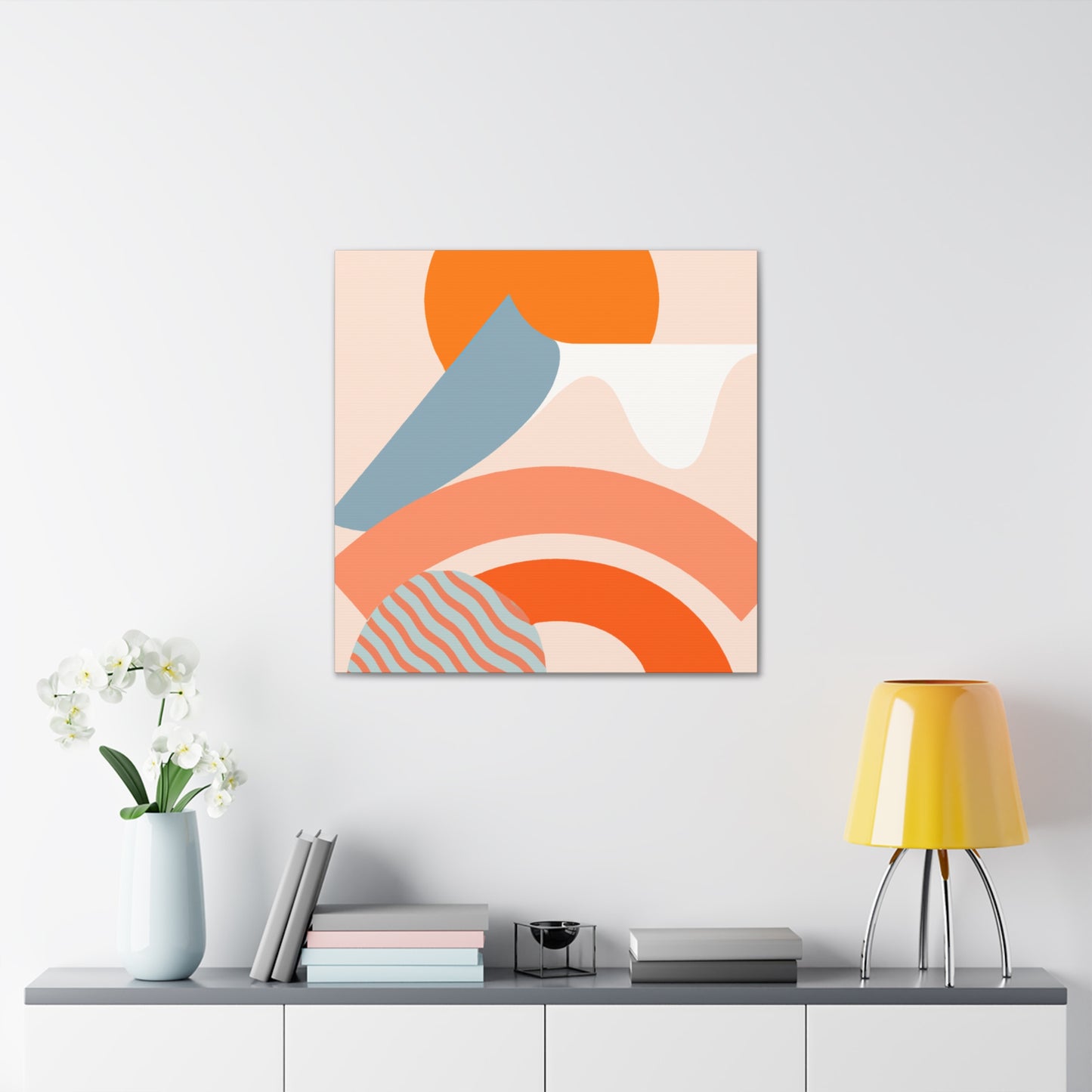 Mixed Geometries - Midcentury - Canvas
