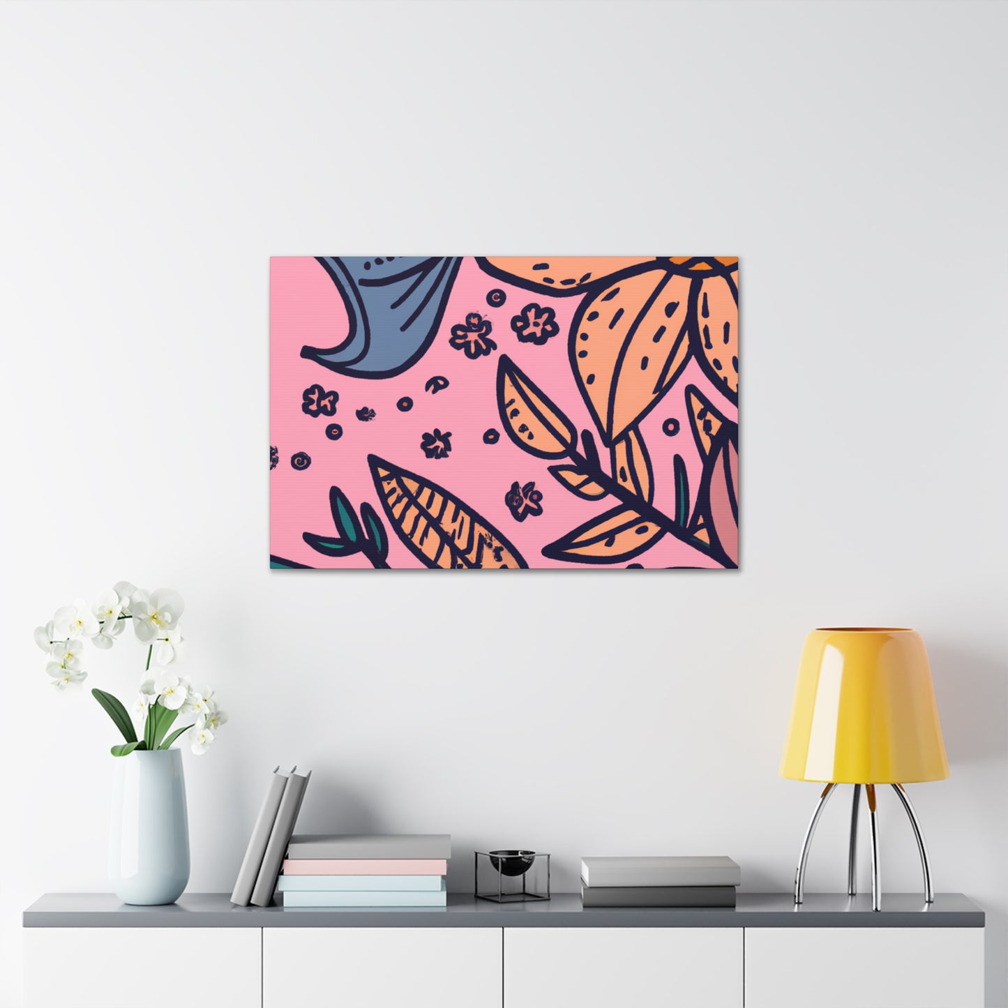 Rosesky - Floral - Canvas