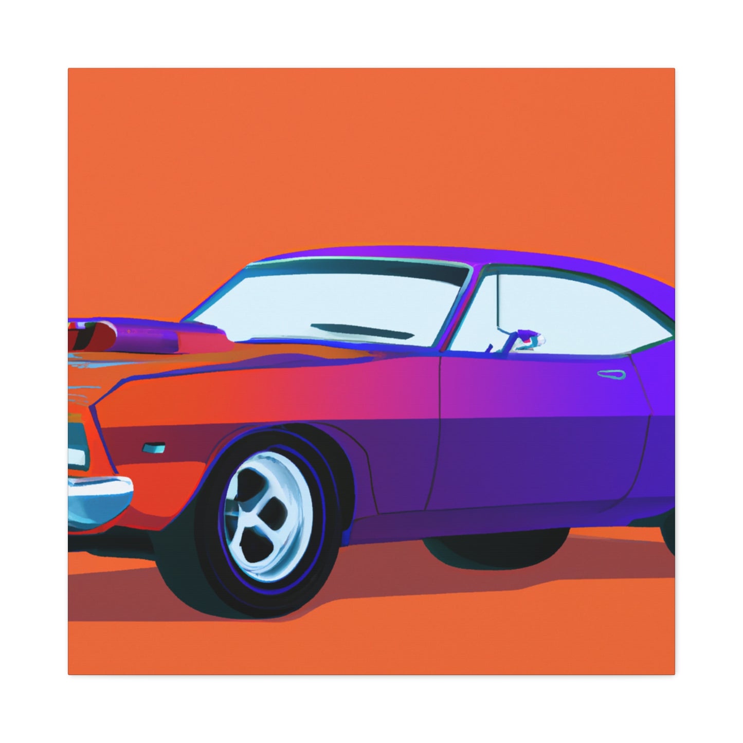 The Steamer - Automobile - Canvas