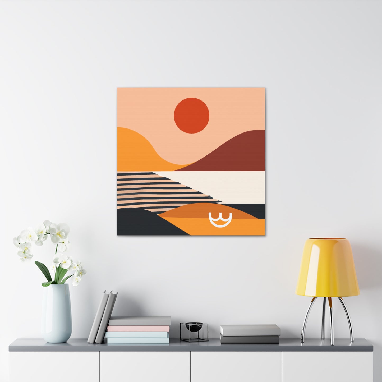 Glimpse of White - Minimalism - Canvas