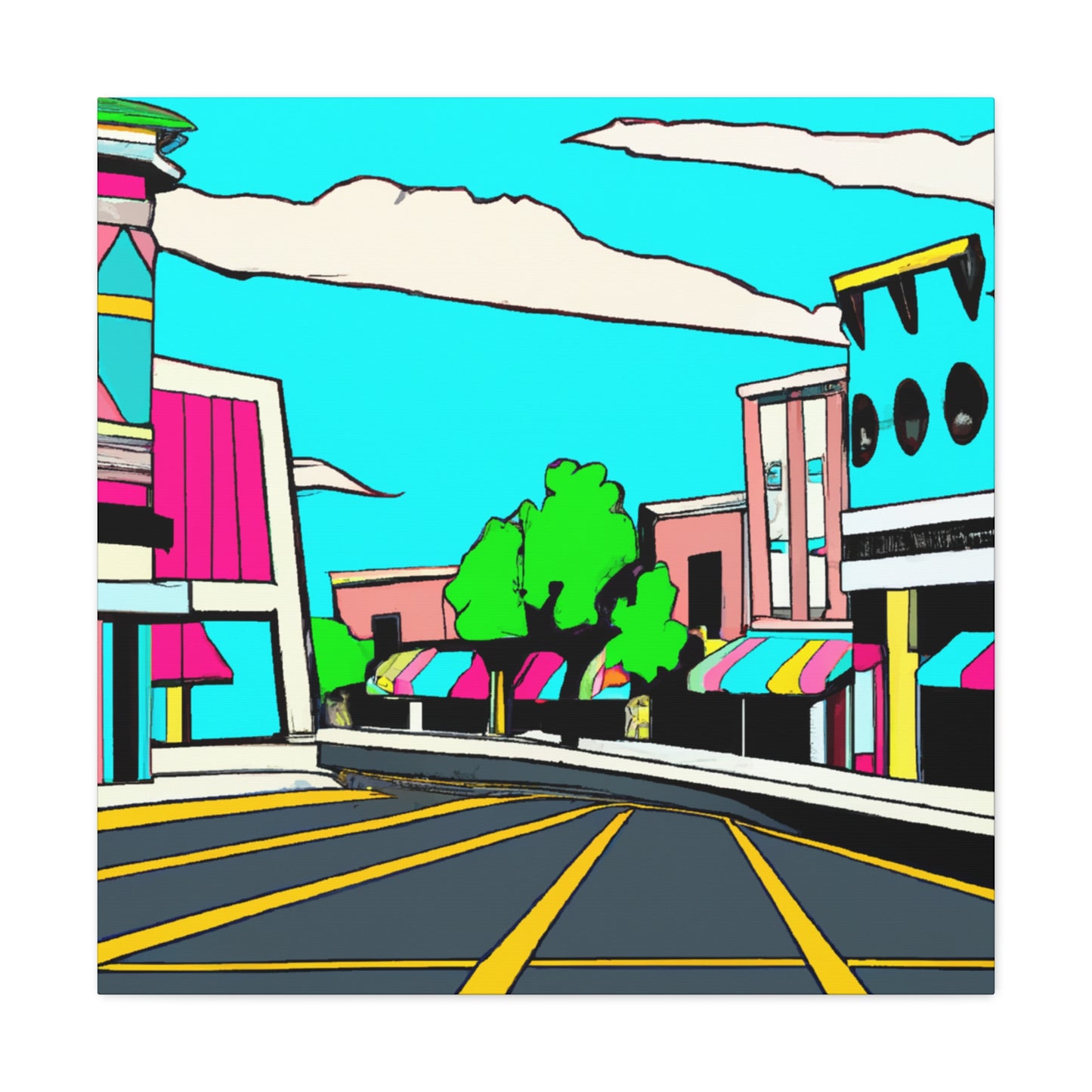 Rock Ave - Canvas Pop Art