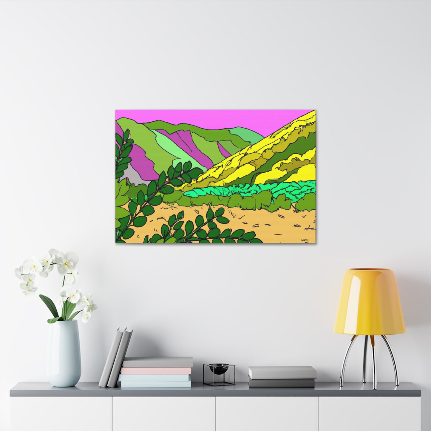 Calico-Landscape - Canvas