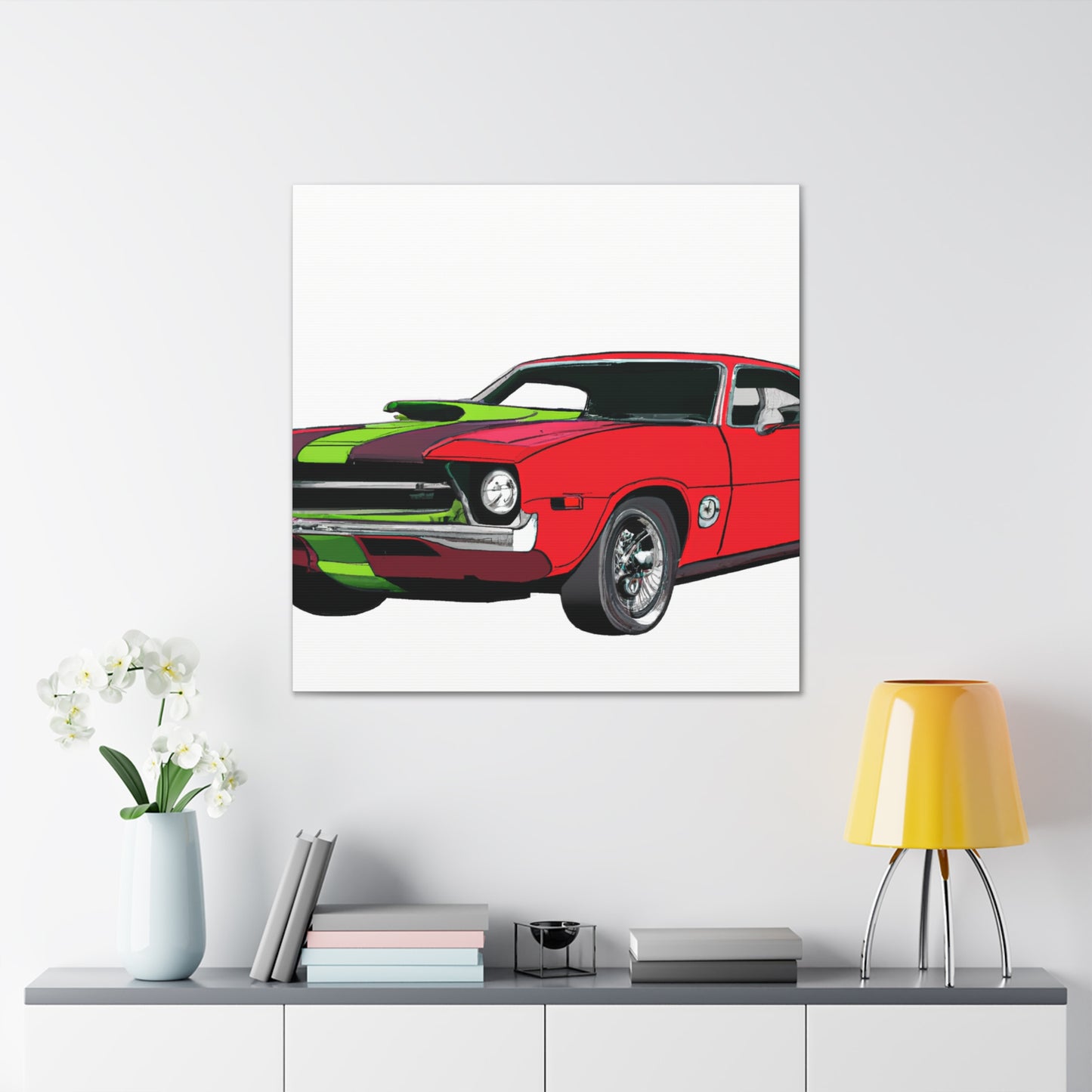 The Rumbler - Automobile - Canvas