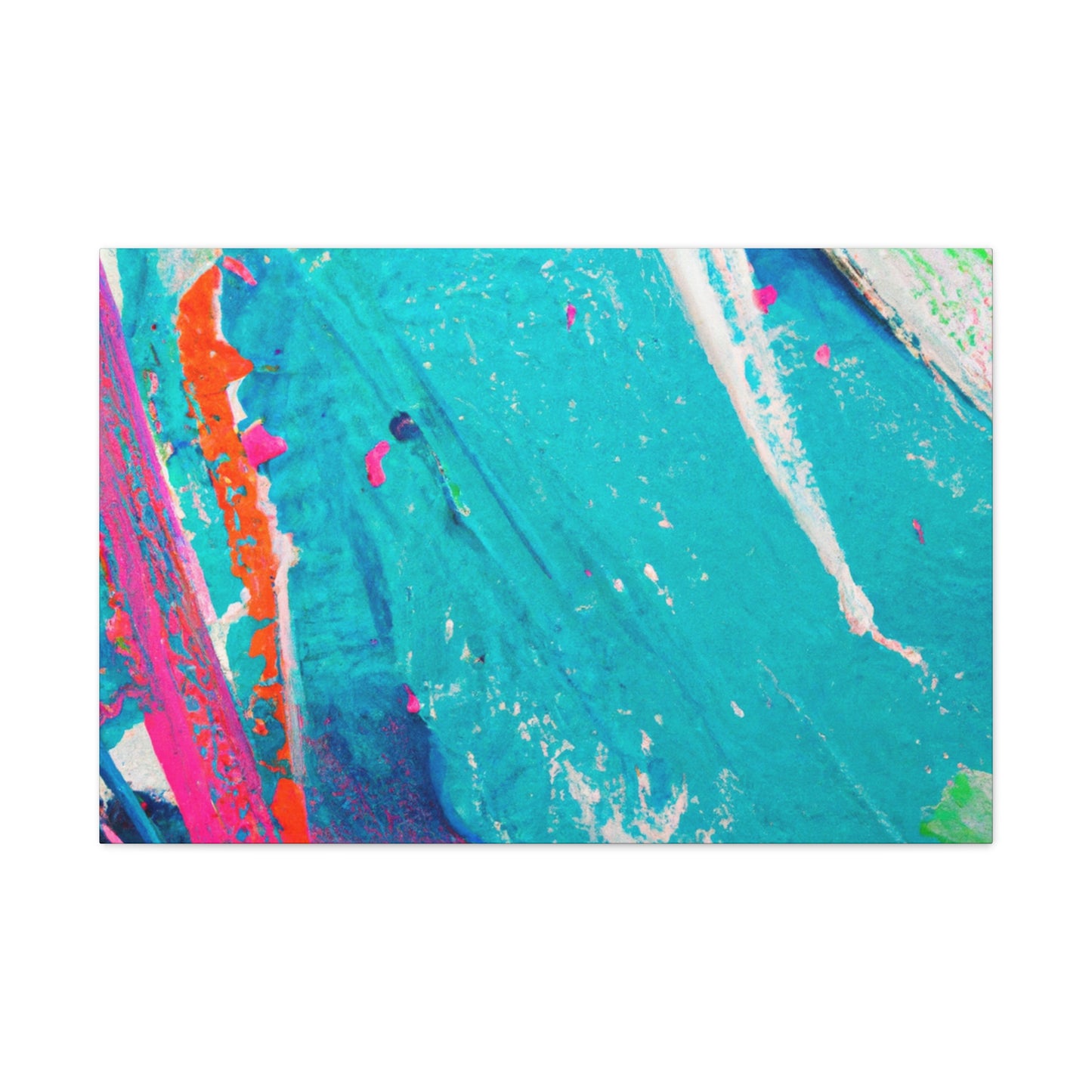 Aqua Lung- Abstract Canvas