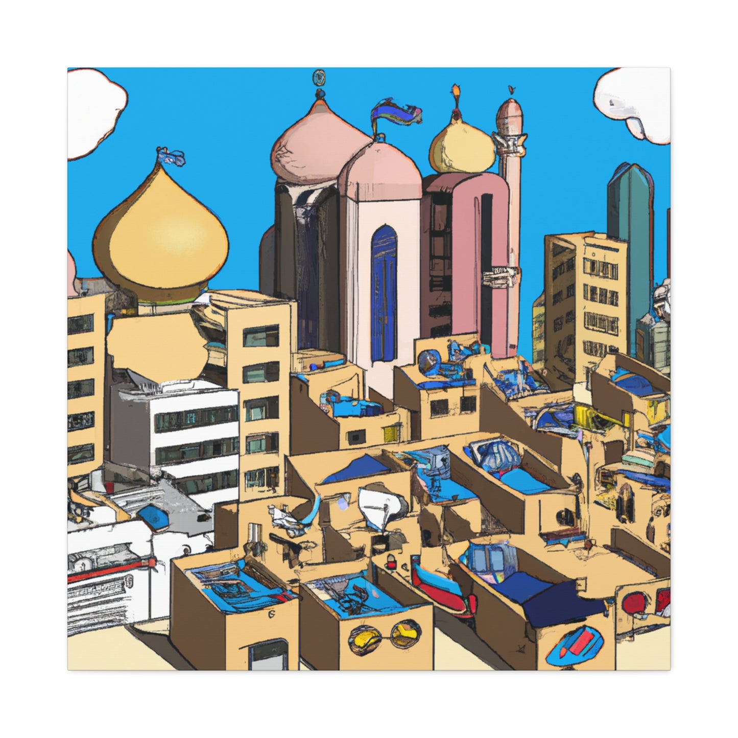 Desert Mirage - Destination Arab Emerates - Canvas