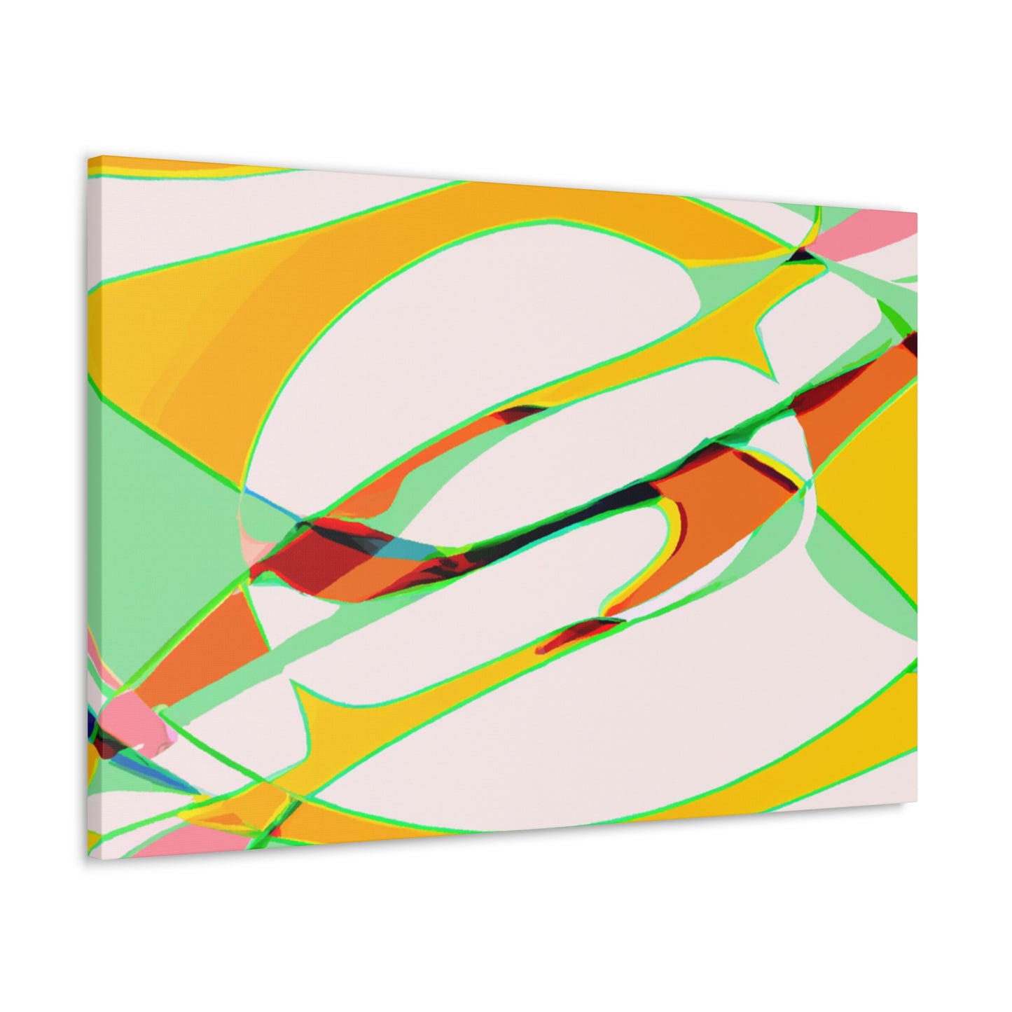 Tealose - Abstract - Canvas
