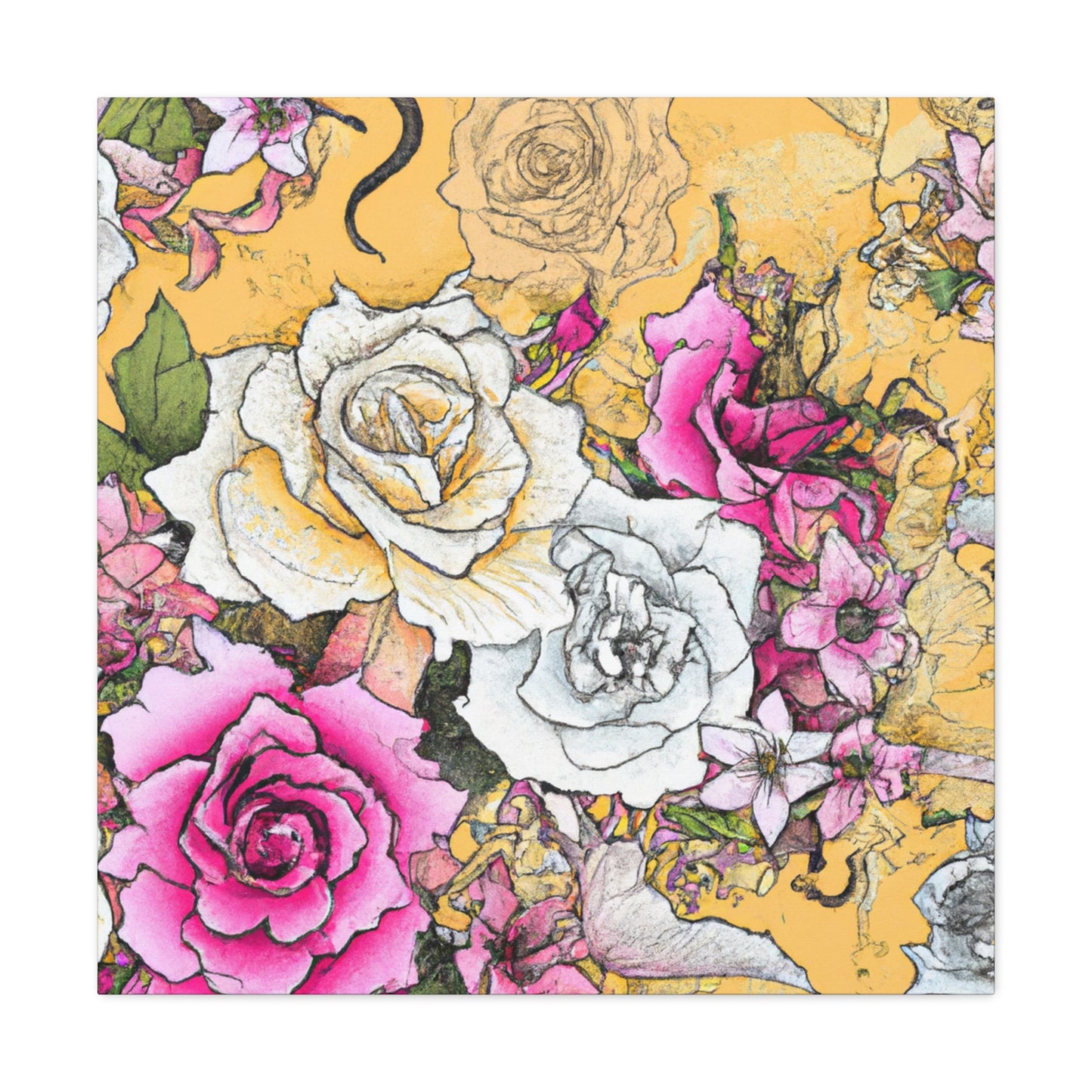 Blossomtopia - Floral - Canvas