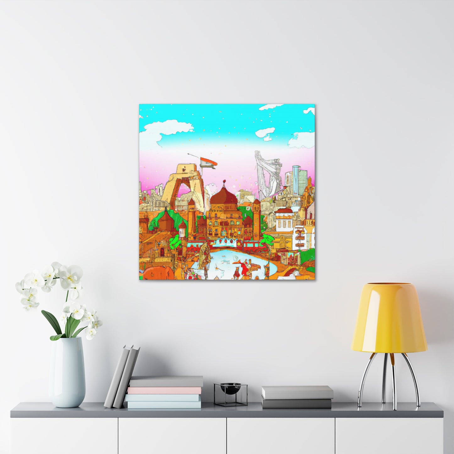 Kashmiri Splendour - Destination India - Canvas