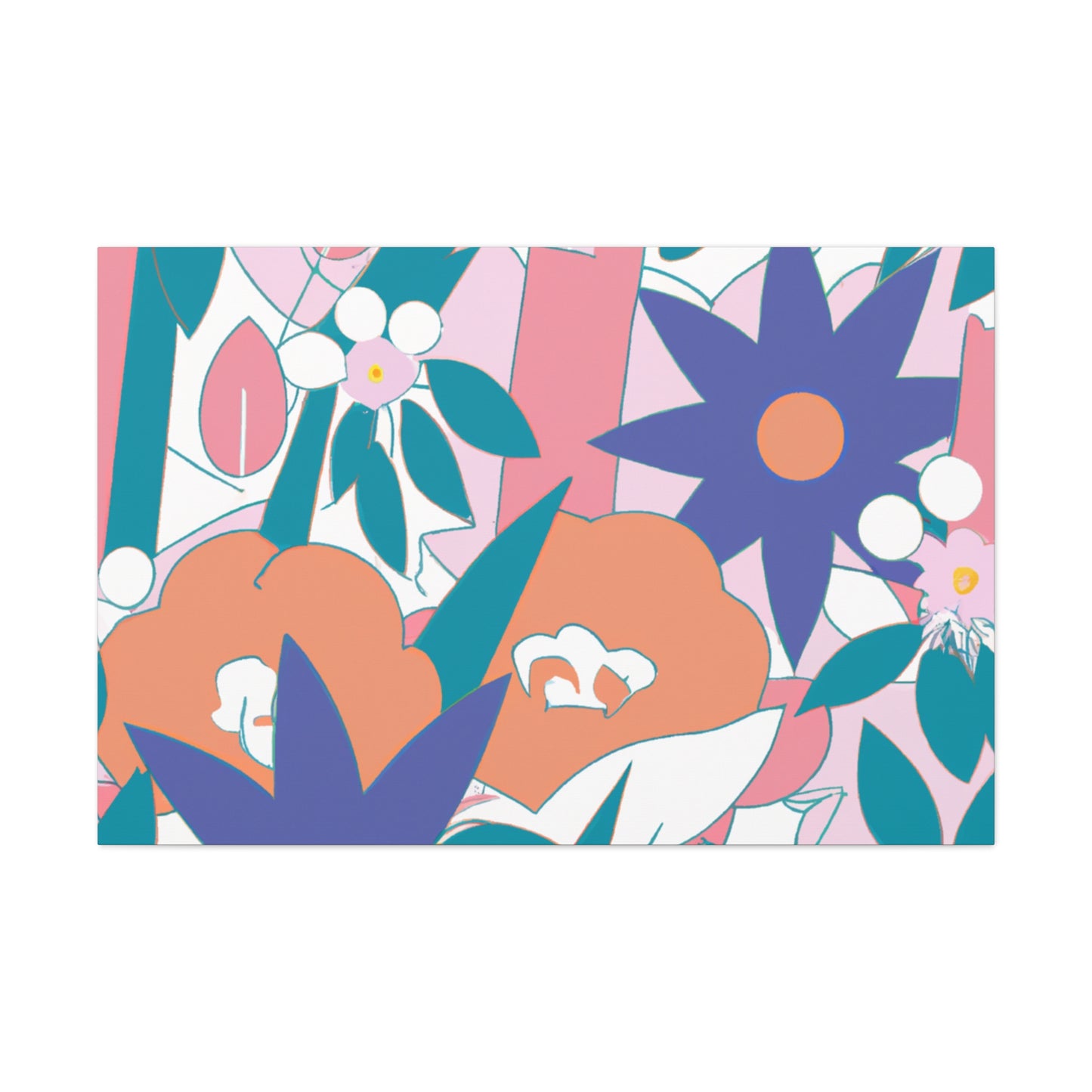 Blissful Bloom - Floral - Canvas