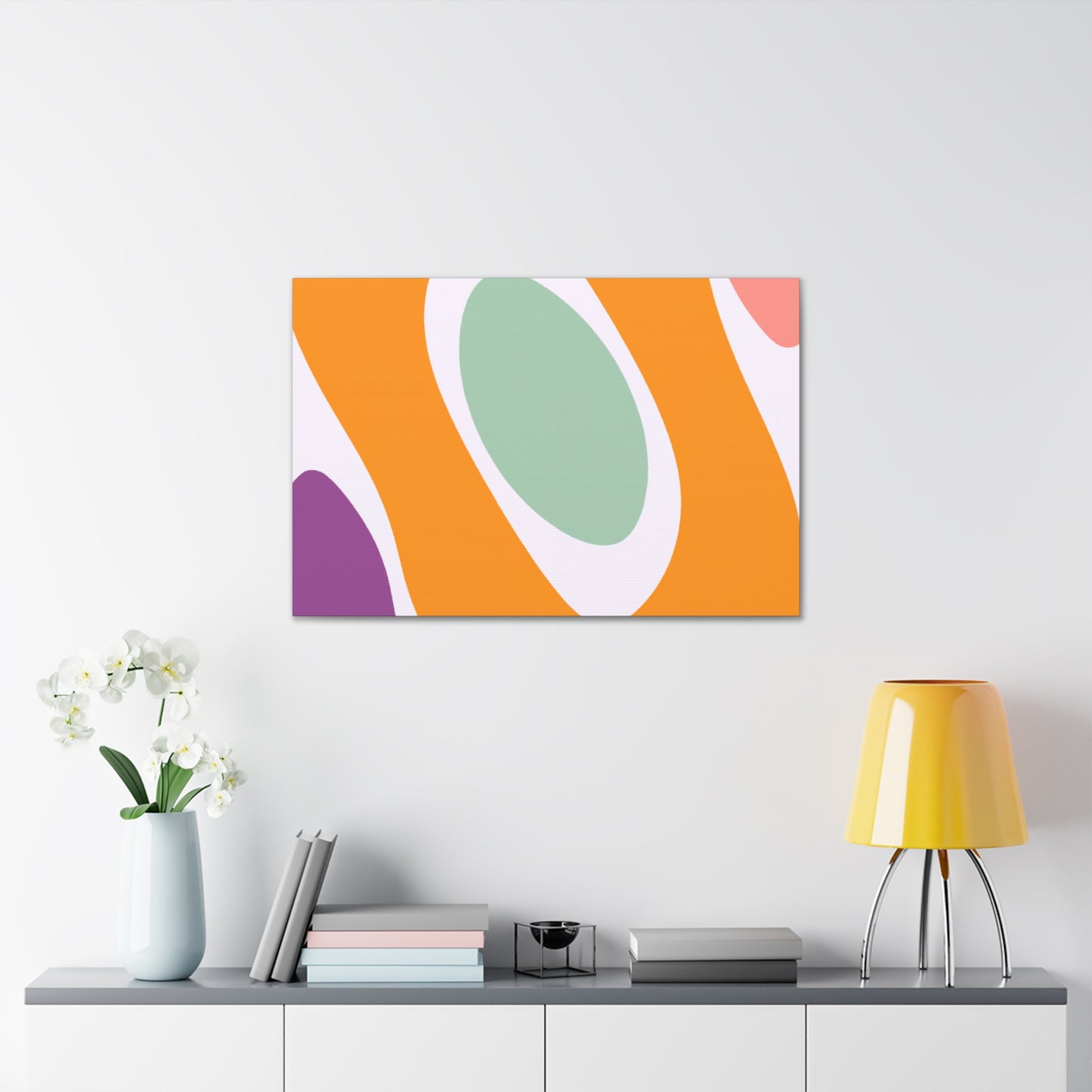 Atomic Orbiter- Midcentury - Canvas