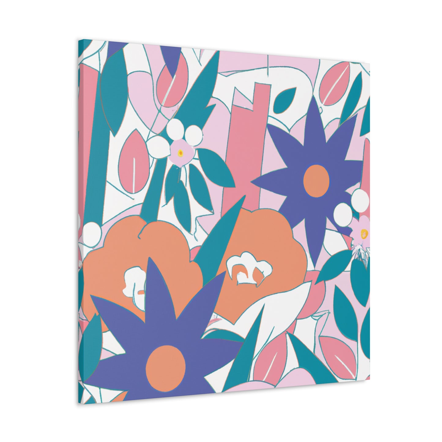 Blissful Bloom - Floral - Canvas