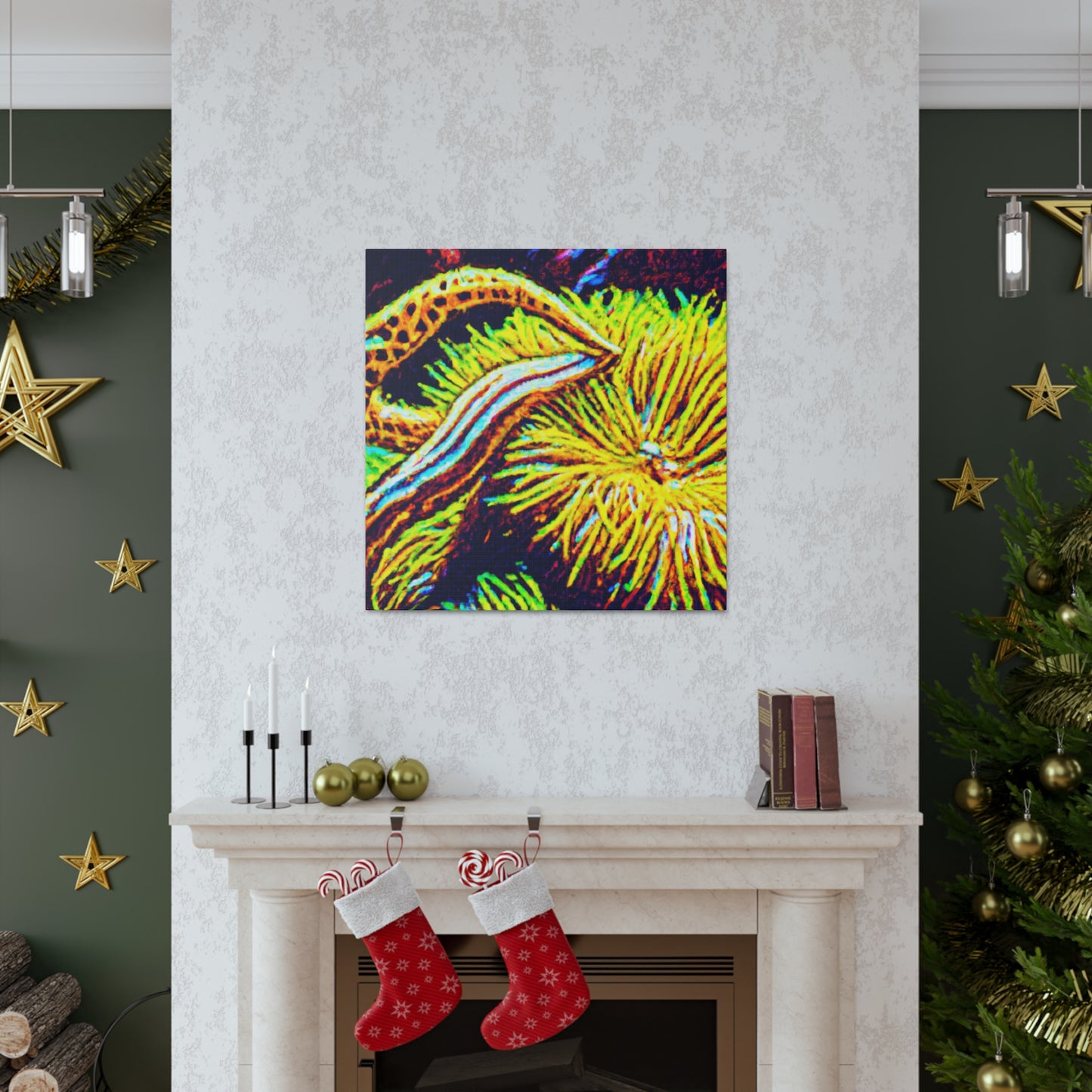 "Coastal Promenade" - Underwater Canvas