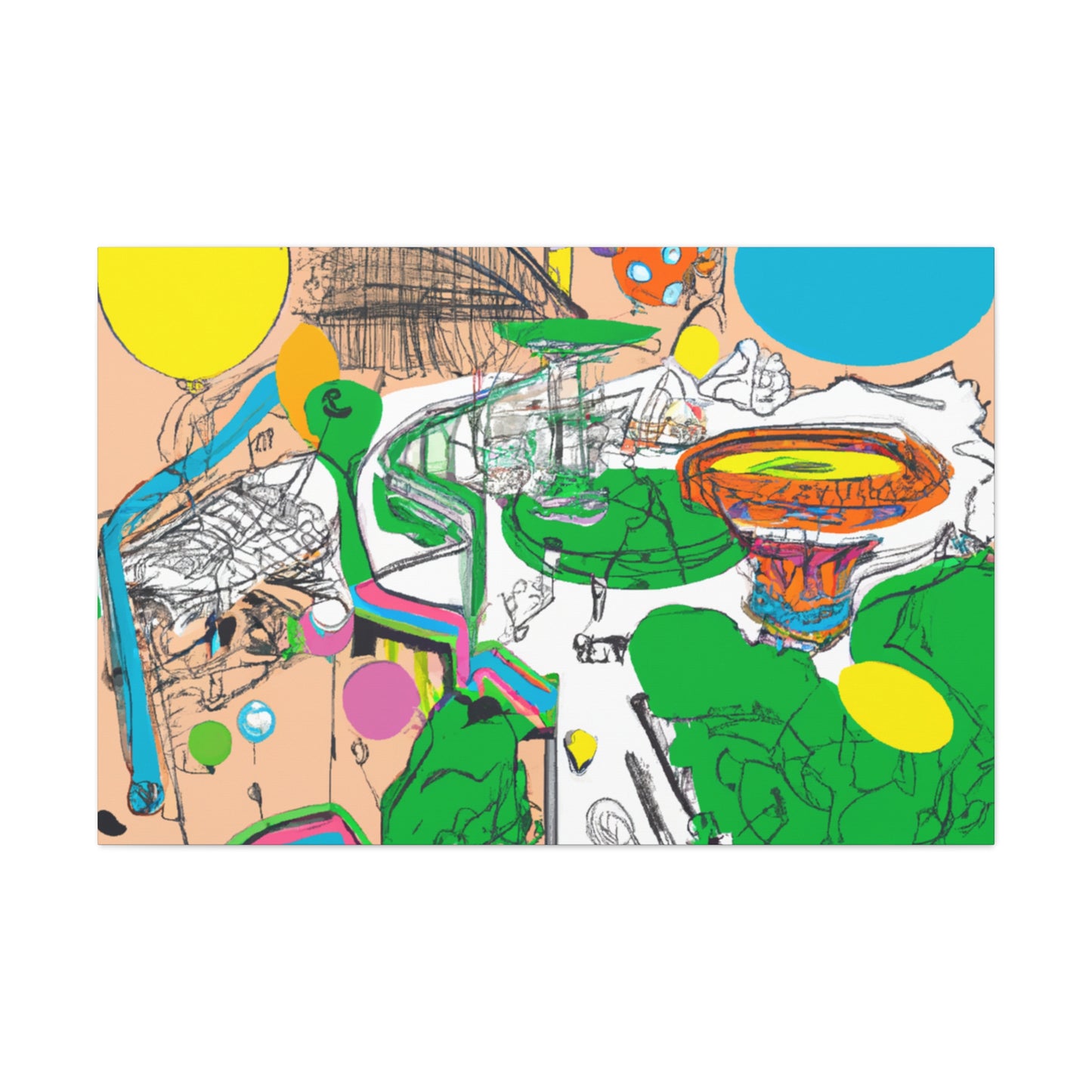 Florafantasia - Landscape - Amusement - Canvas