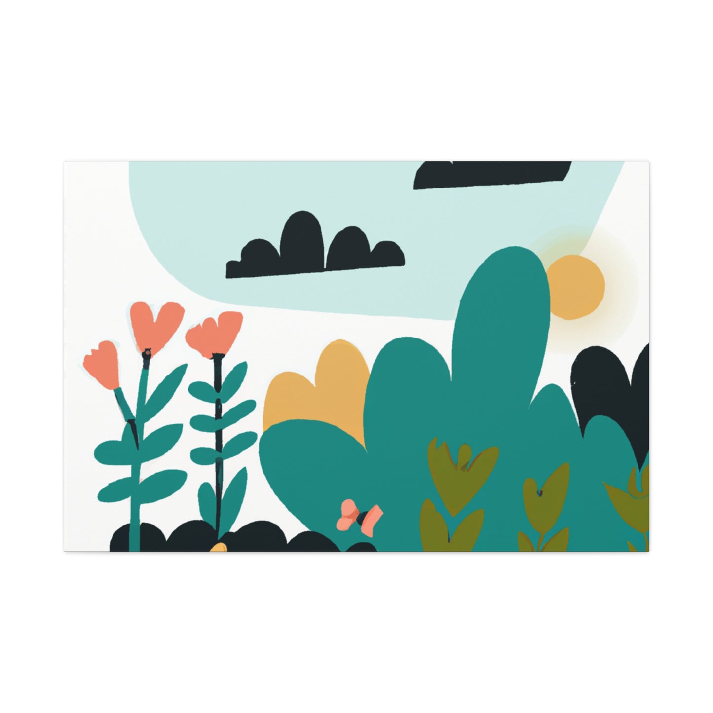 Blooming Harmony- Landscape - Canvas