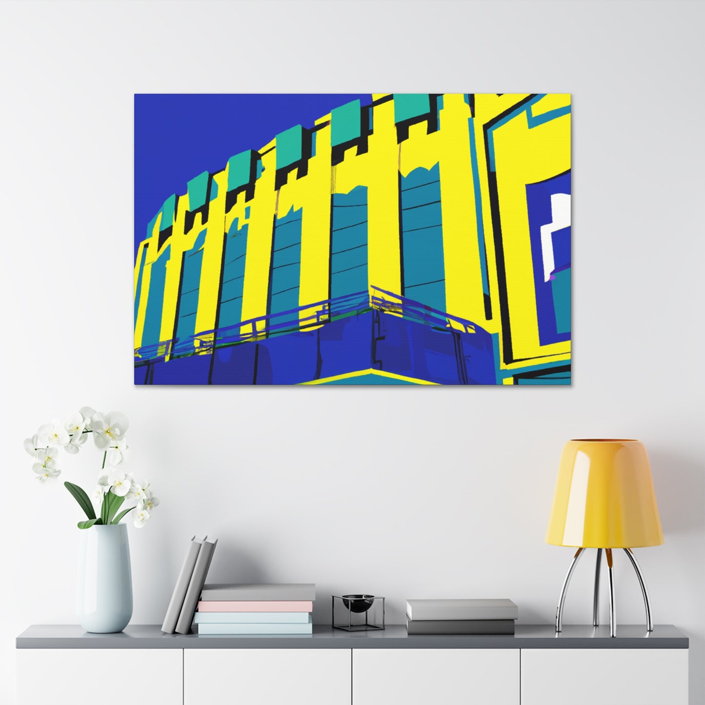 Moolah's Family Funplex - Architectural Canvas Pop Art
