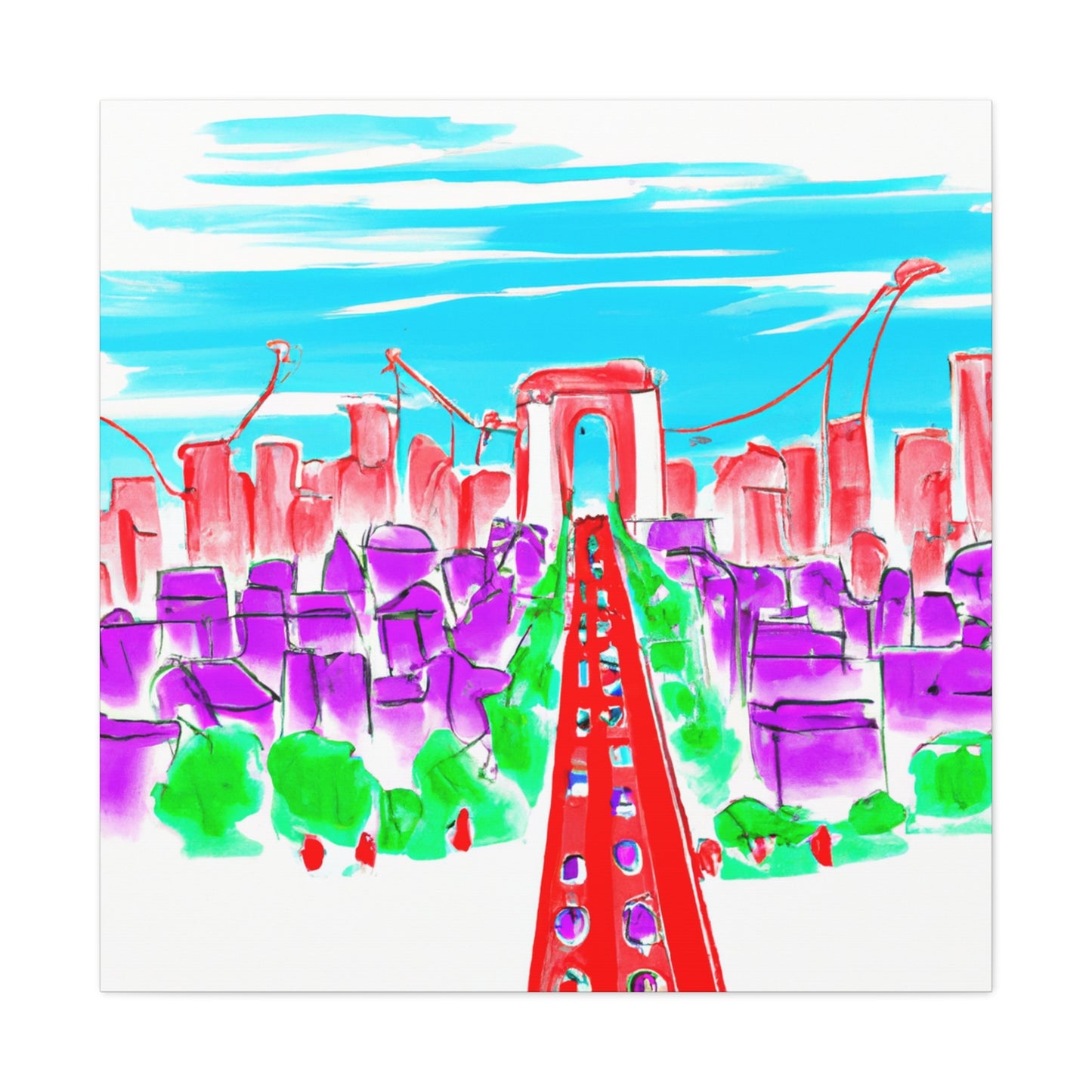 Ganges Valley - Destination India - Canvas