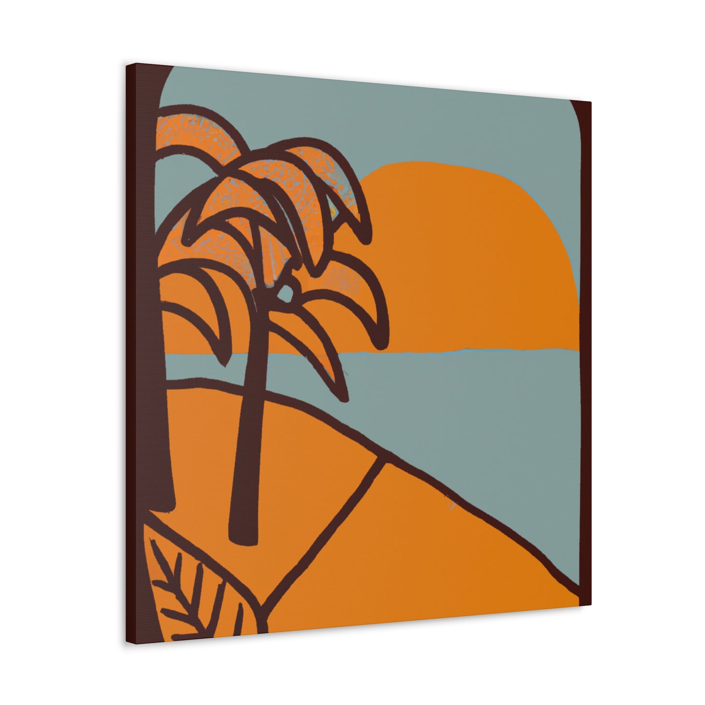 Woodland Oasis - Midcentury - Canvas