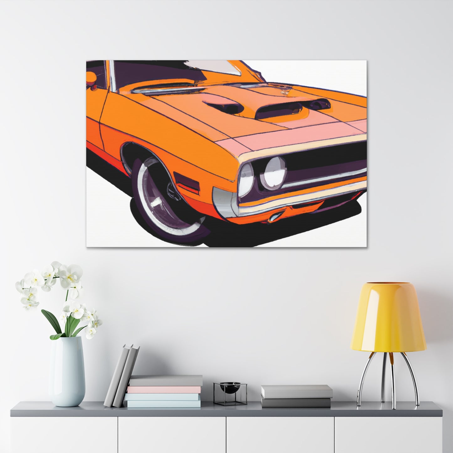 Blue Streak - Automobile - Canvas