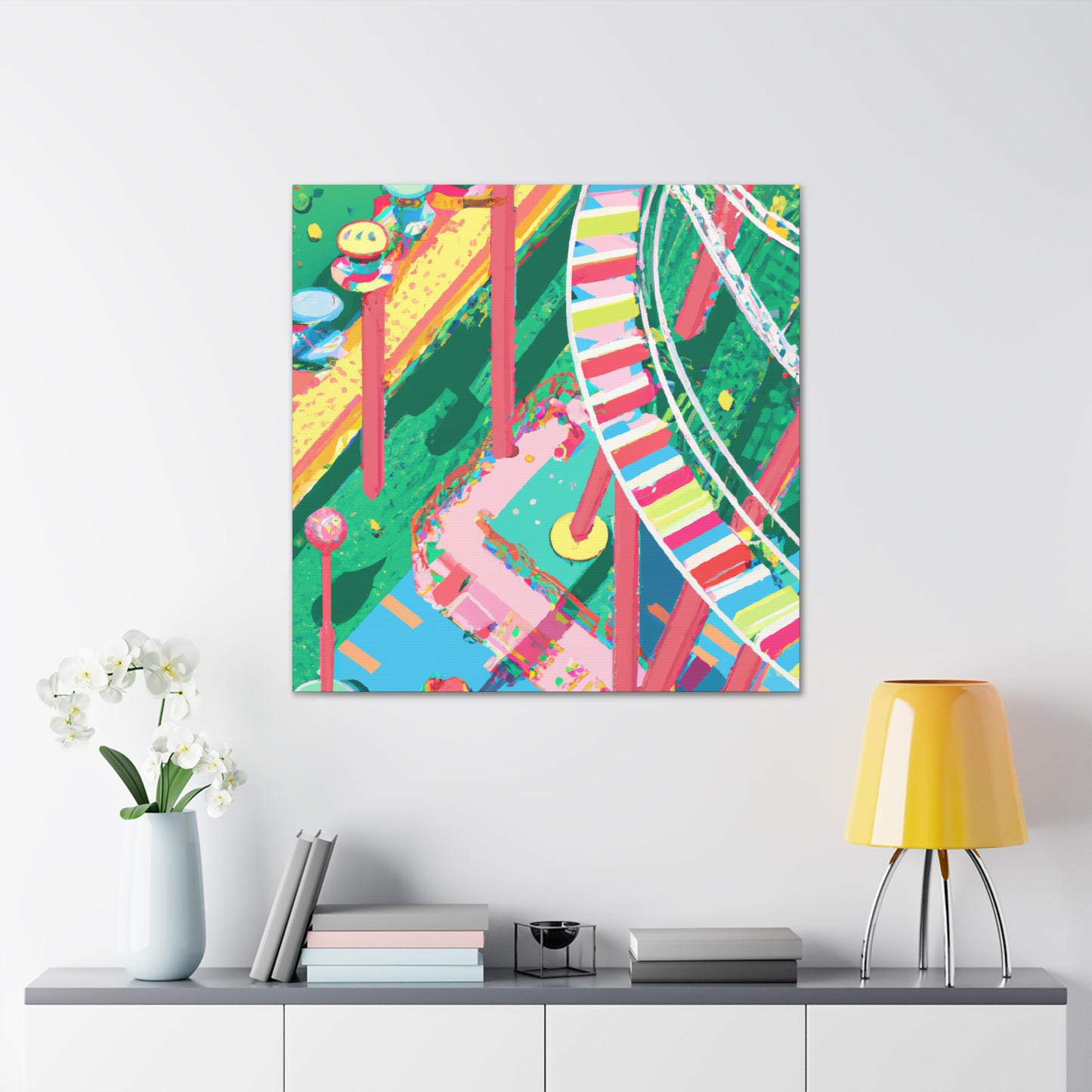 Candyland Vista - Amusement - Canvas