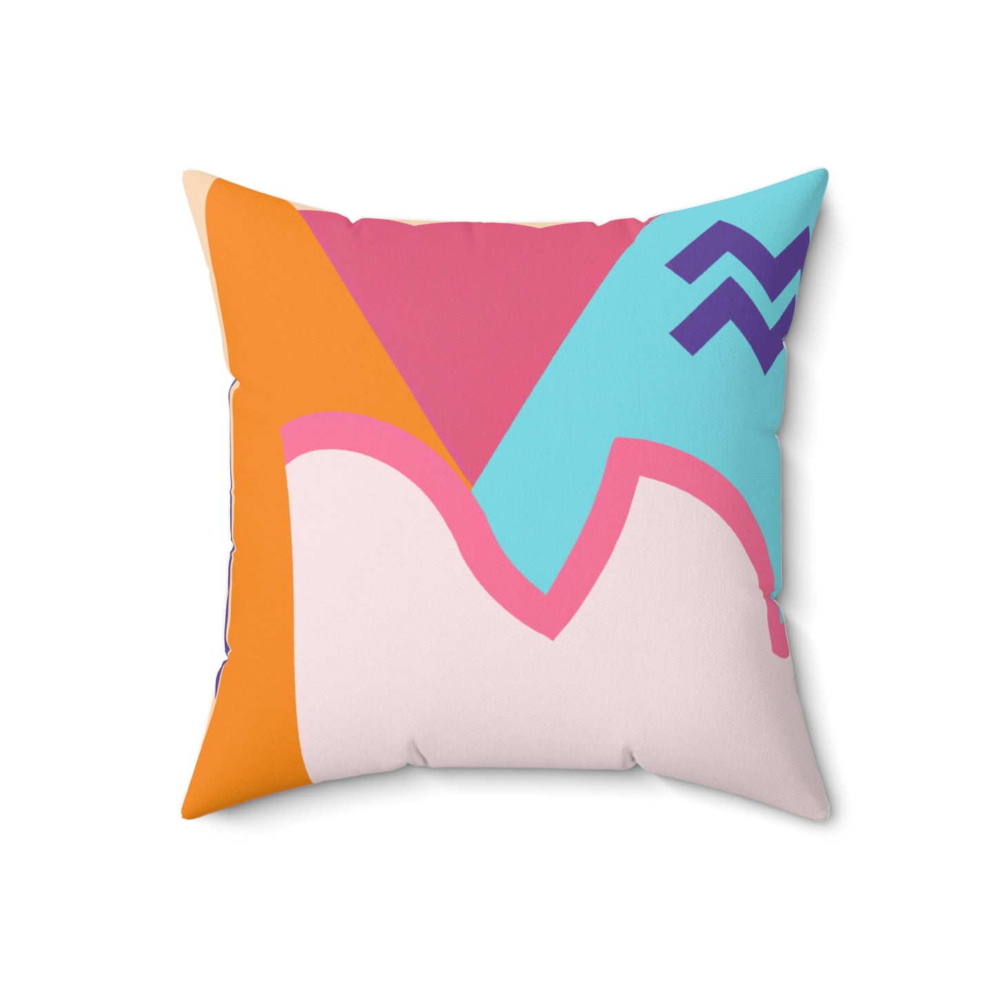 Spun Polyester Square Pillow