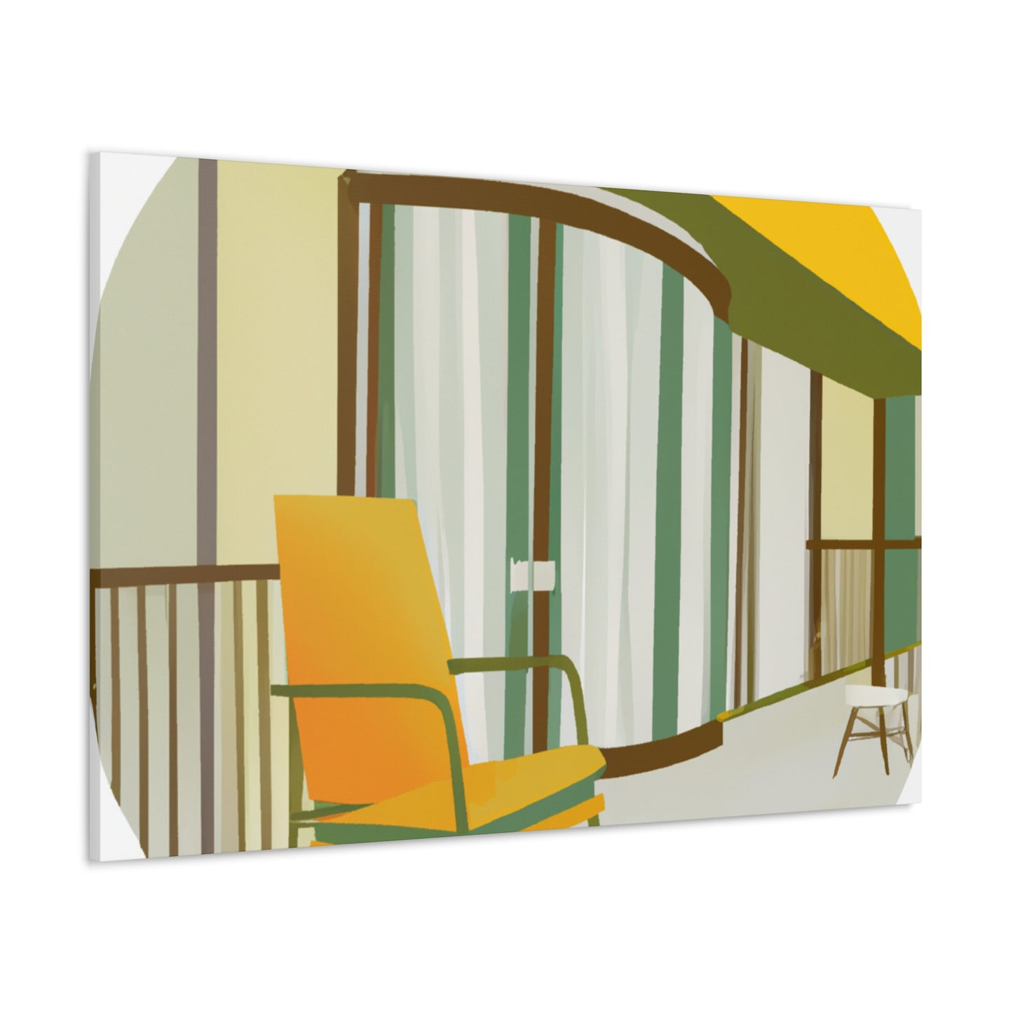 Modern Architectural Splendor - Midcentury - Canvas