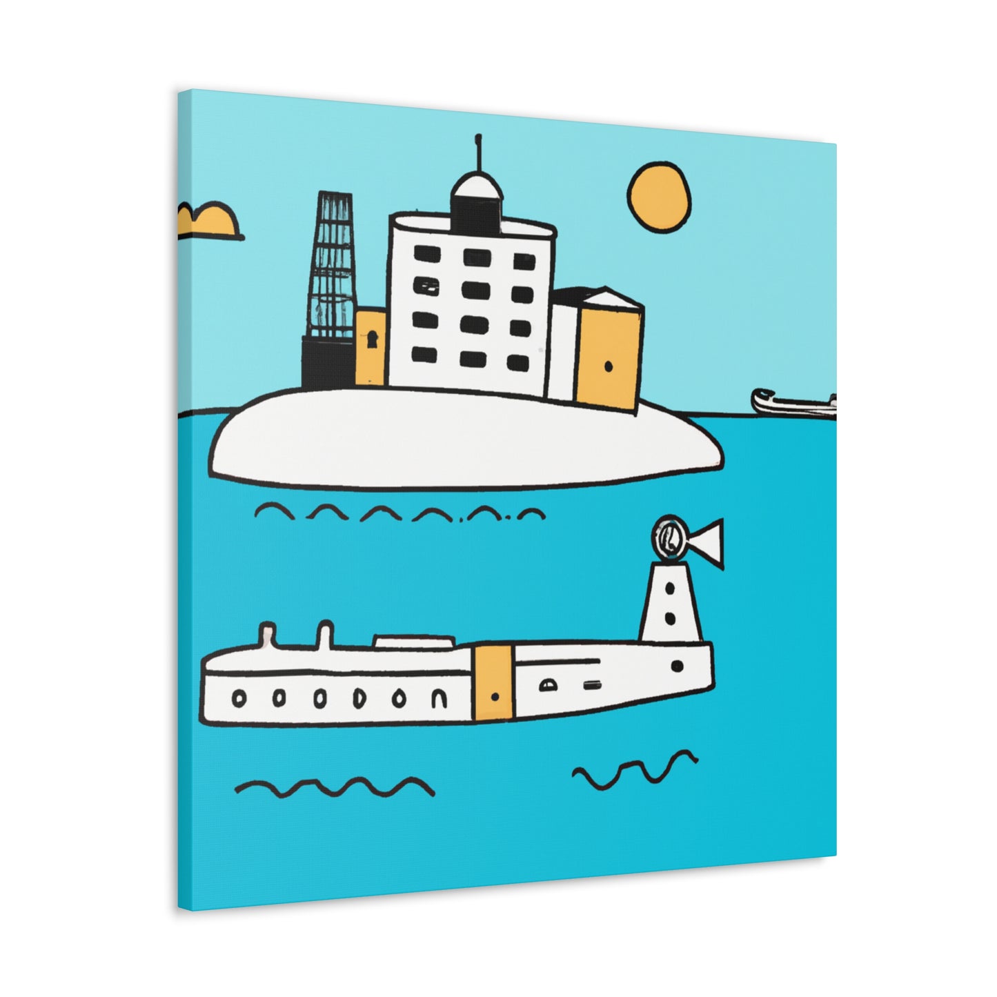 City Island - Minimalism - Canvas