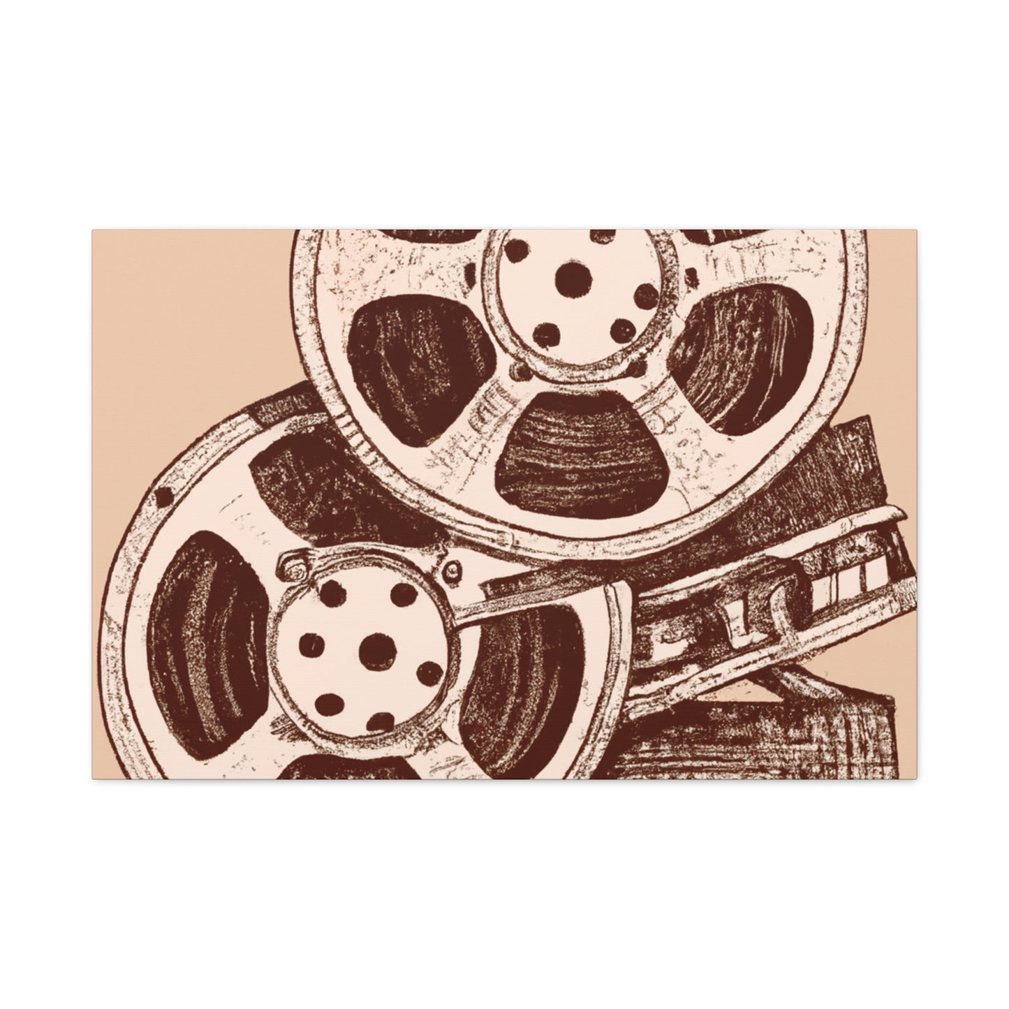 Reel Smashers - Retro Music and Film Canvas