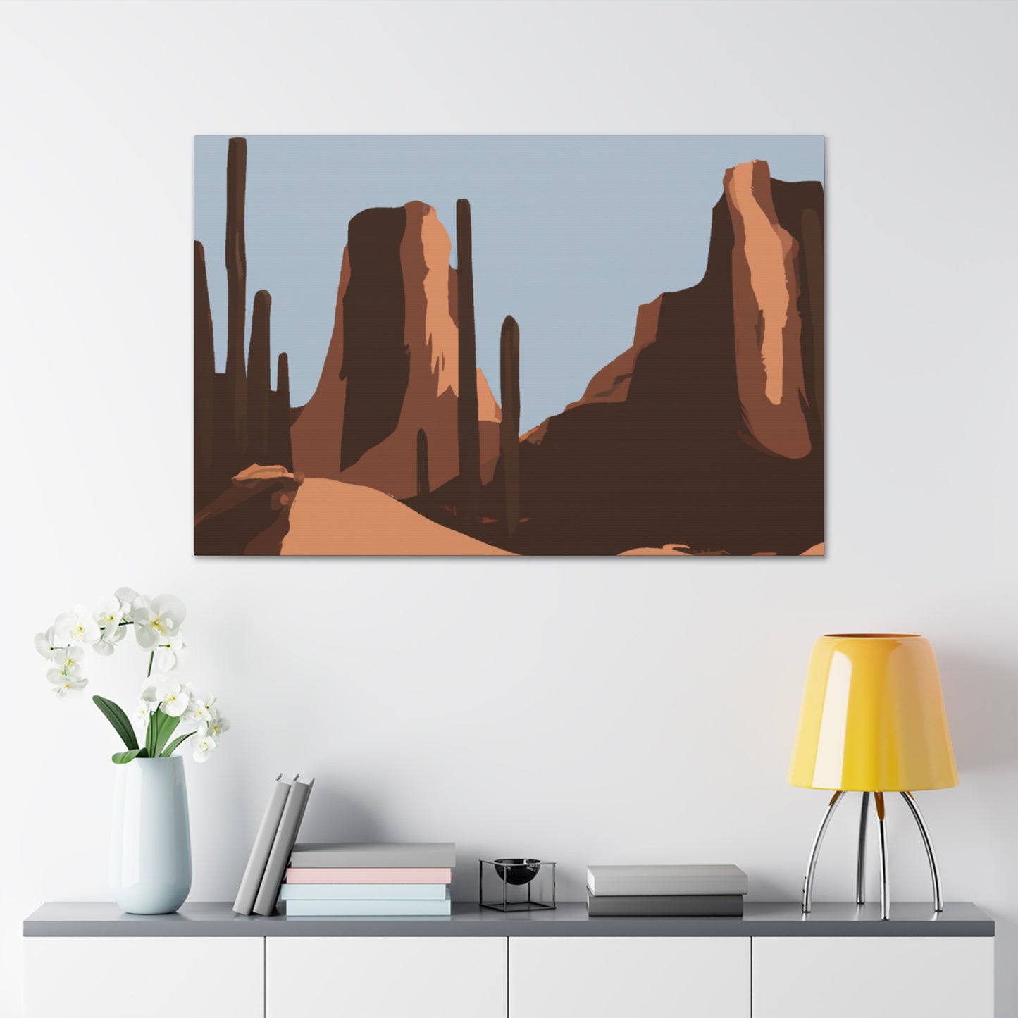 Prickly Oasis - Landscape - Canvas