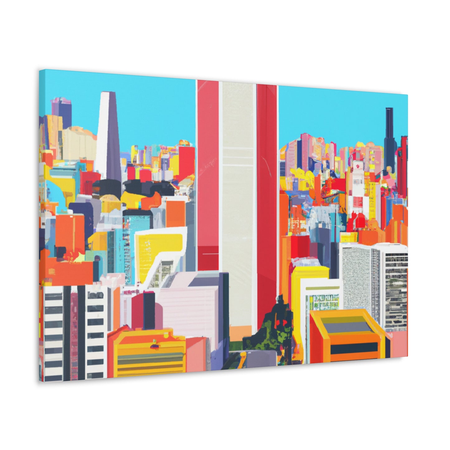 Santiago Villaescusa - South America Canvas